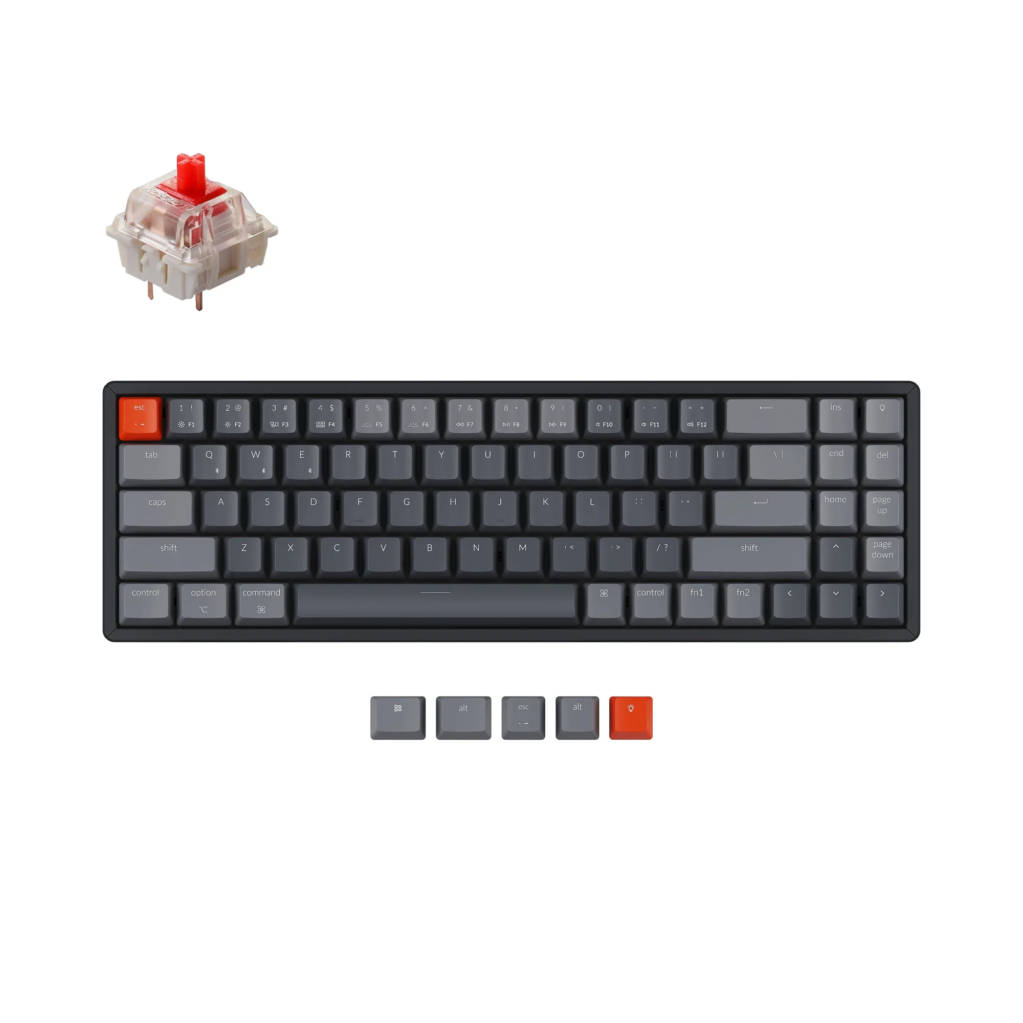 Keychron K14 Wireless Mechanical Keyboard (US ANSI Layout) - Image 10