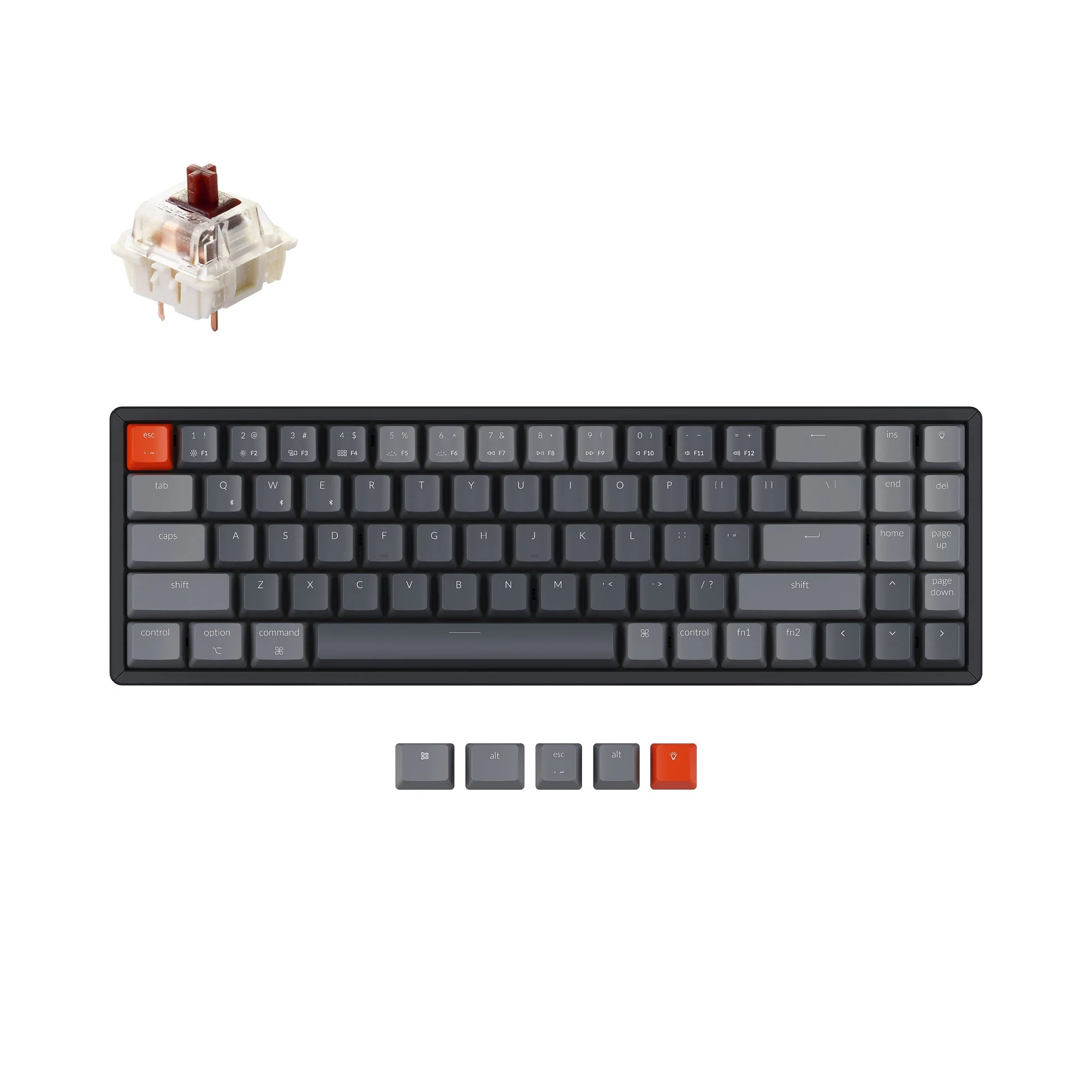 Keychron K14 Wireless Mechanical Keyboard (US ANSI Layout) - Image 12