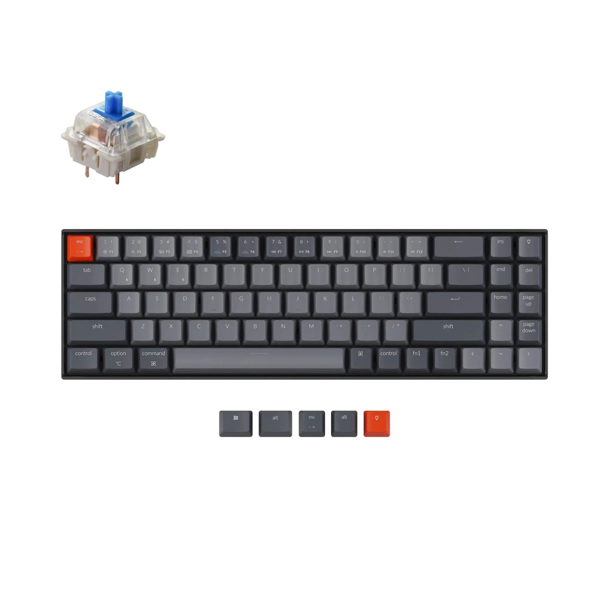 Keychron K14 Wireless Mechanical Keyboard (US ANSI Layout) - Image 8
