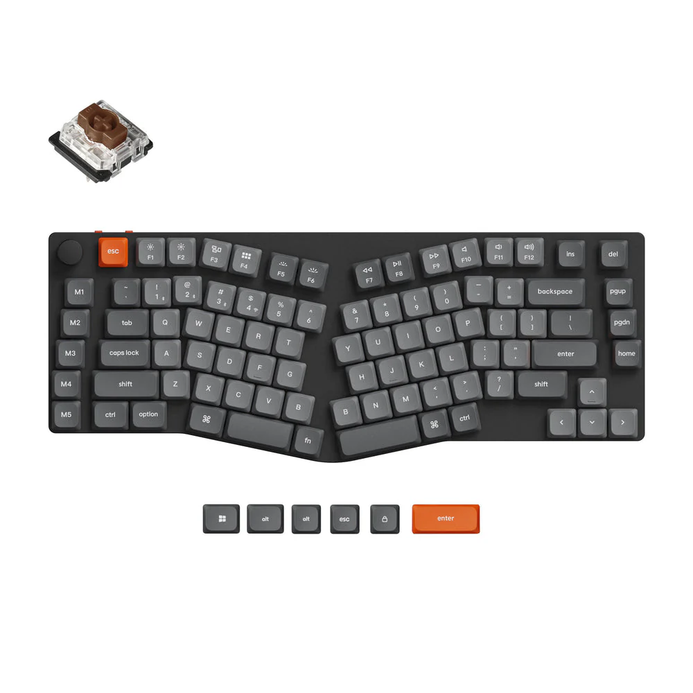 Keychron K15 Max (Alice Layout) QMK Wireless Custom Mechanical Keyboard (US ANSI Layout) - Image 3