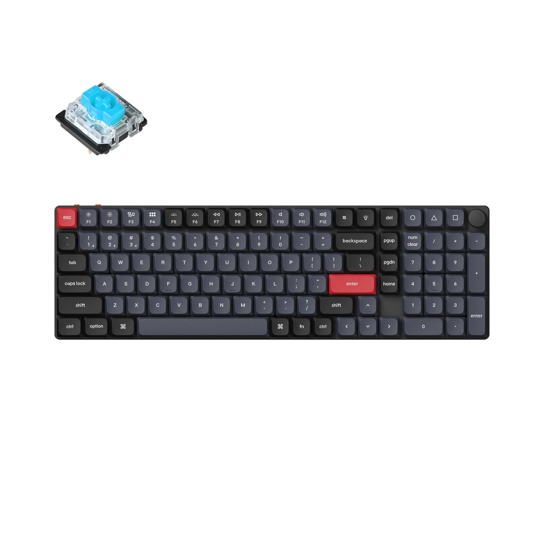 Keychron K17 Pro QMK/VIA Wireless Custom Mechanical Keyboard (US ANSI Layout) - Image 2