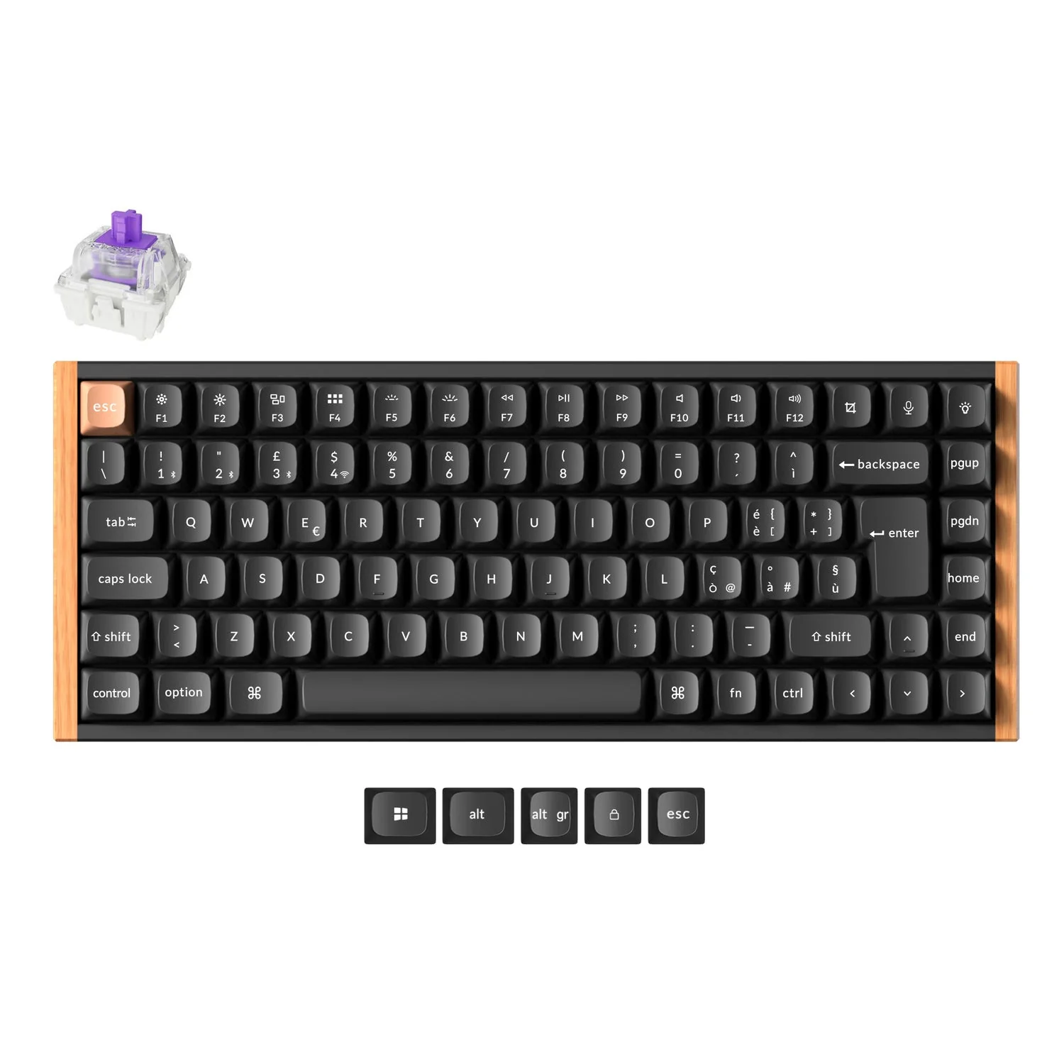 Keychron K2 HE Wireless Magnetic Switch Custom Keyboard ISO Layout Collection - Image 18