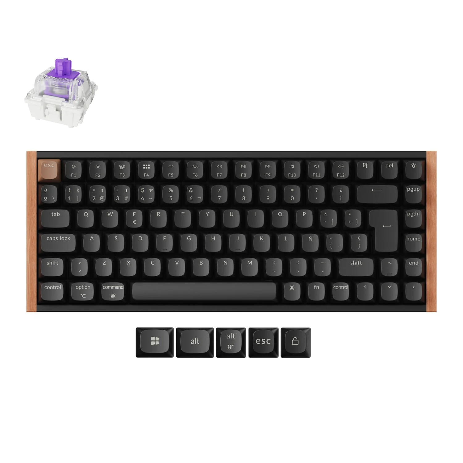 Keychron K2 HE Wireless Magnetic Switch Custom Keyboard ISO Layout Collection - Image 6