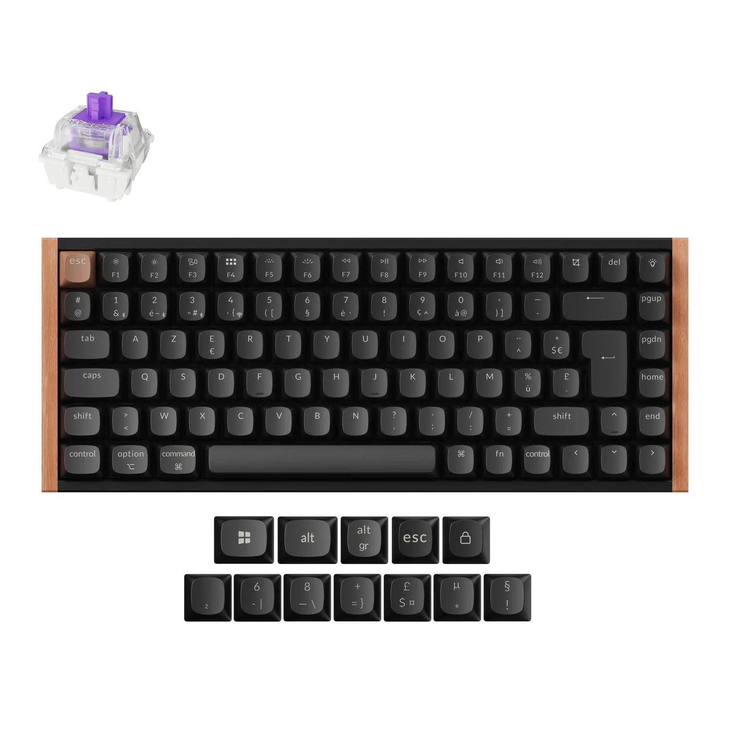 Keychron K2 HE Wireless Magnetic Switch Custom Keyboard ISO Layout Collection - Image 7