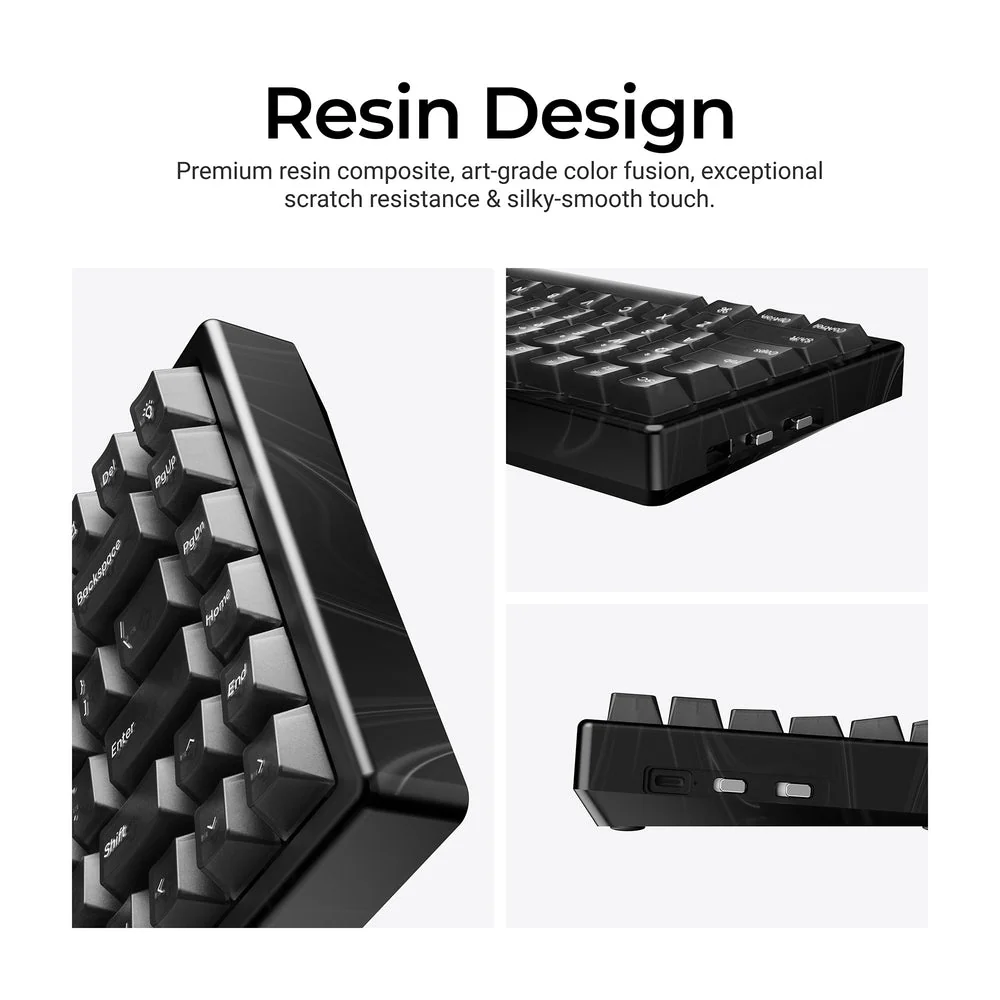 Keychron K2 HE Wireless Magnetic Switch Custom Keyboard - Resin Edition (US ANSI Layout) - Image 5