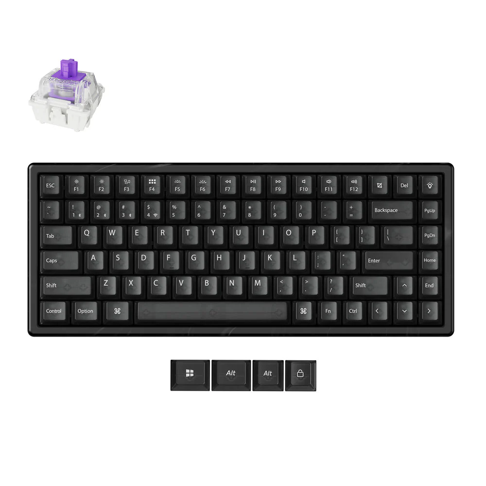 Keychron K2 HE Wireless Magnetic Switch Custom Keyboard - Resin Edition (US ANSI Layout) - Image 7