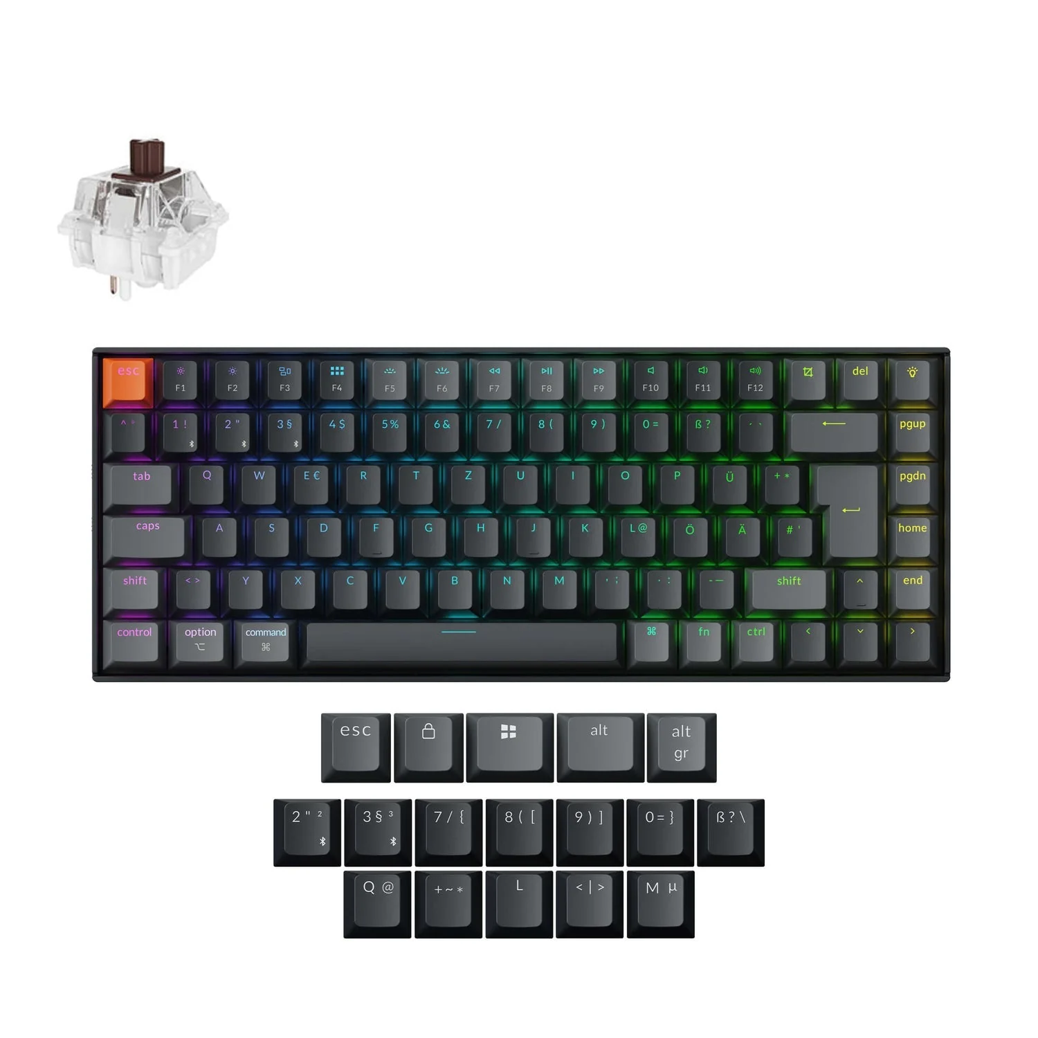 Keychron K2 QMK Wireless Mechanical Keyboard (ISO Layout) - Version 3 - Image 34