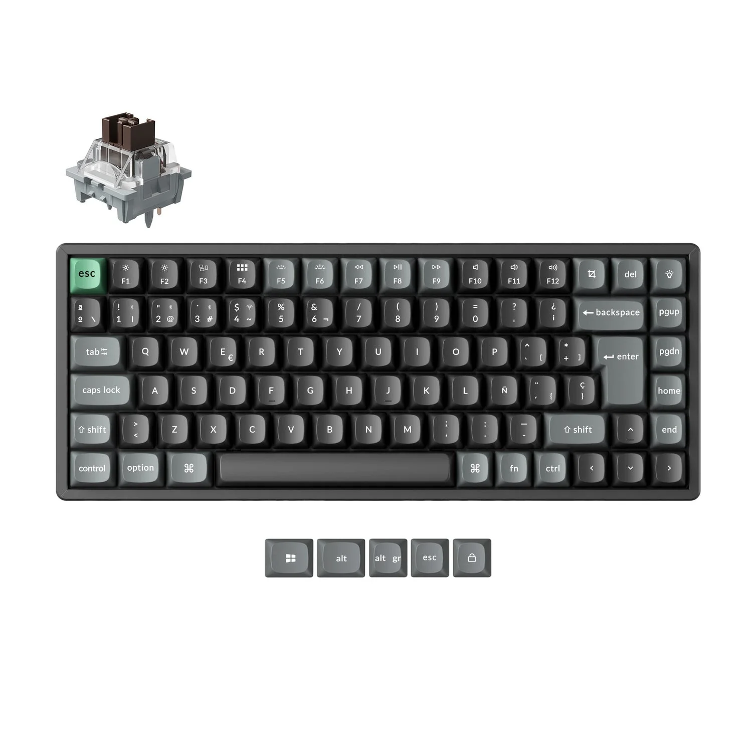 Keychron K2 Ultra 8K Wireless Custom Mechanical Keyboard ISO Layout Collection - Image 10