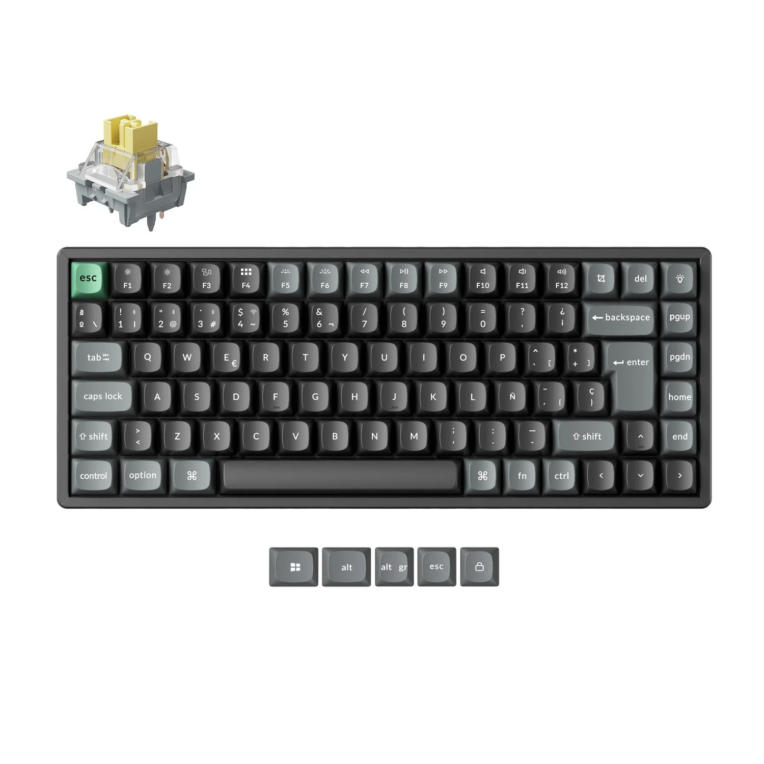 Keychron K2 Ultra 8K Wireless Custom Mechanical Keyboard ISO Layout Collection - Image 11