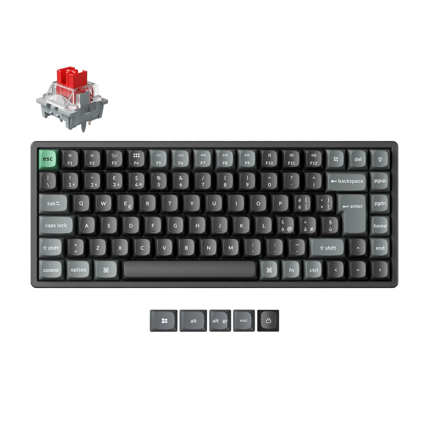 Keychron K2 Ultra 8K Wireless Custom Mechanical Keyboard ISO Layout Collection - Image 12