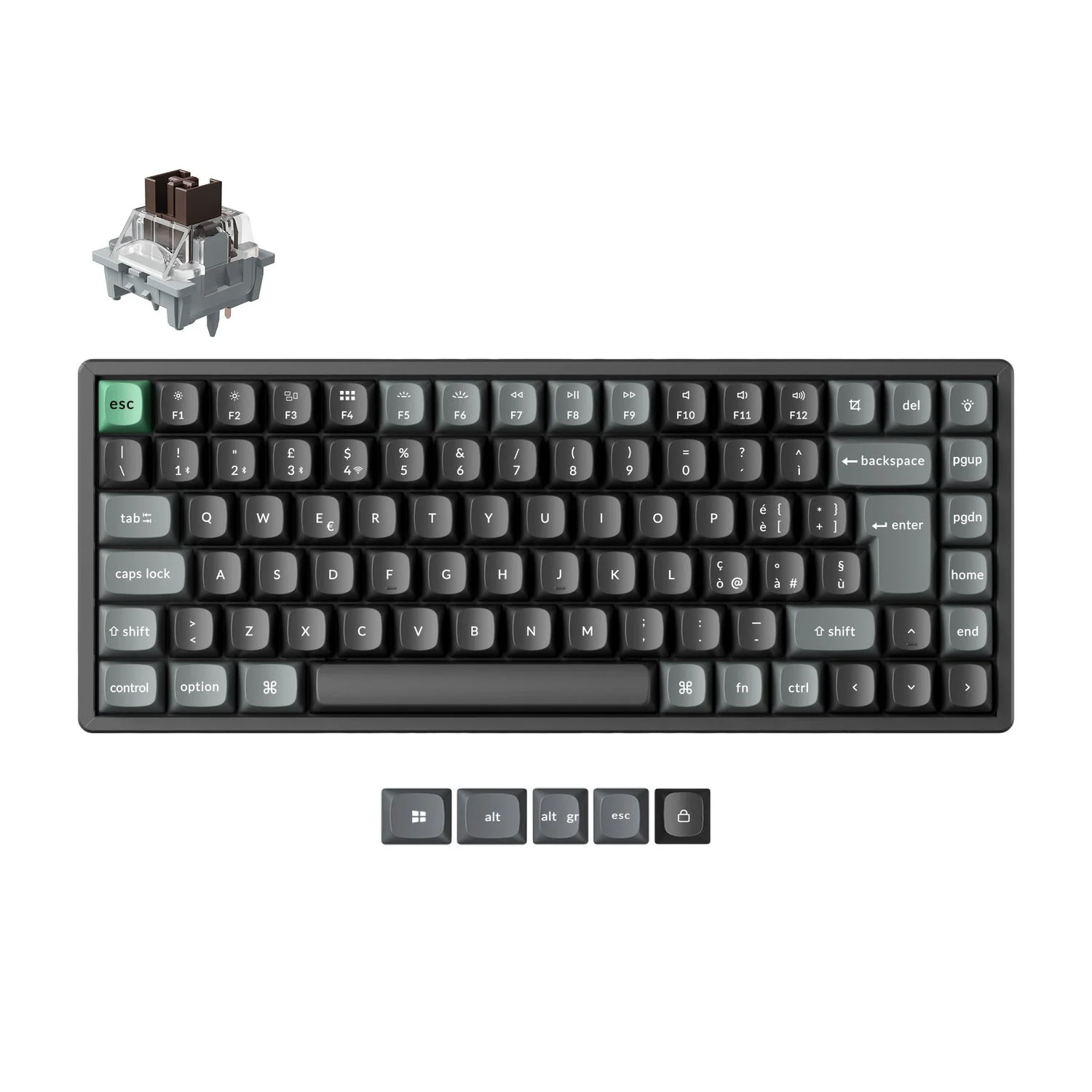 Keychron K2 Ultra 8K Wireless Custom Mechanical Keyboard ISO Layout Collection - Image 13