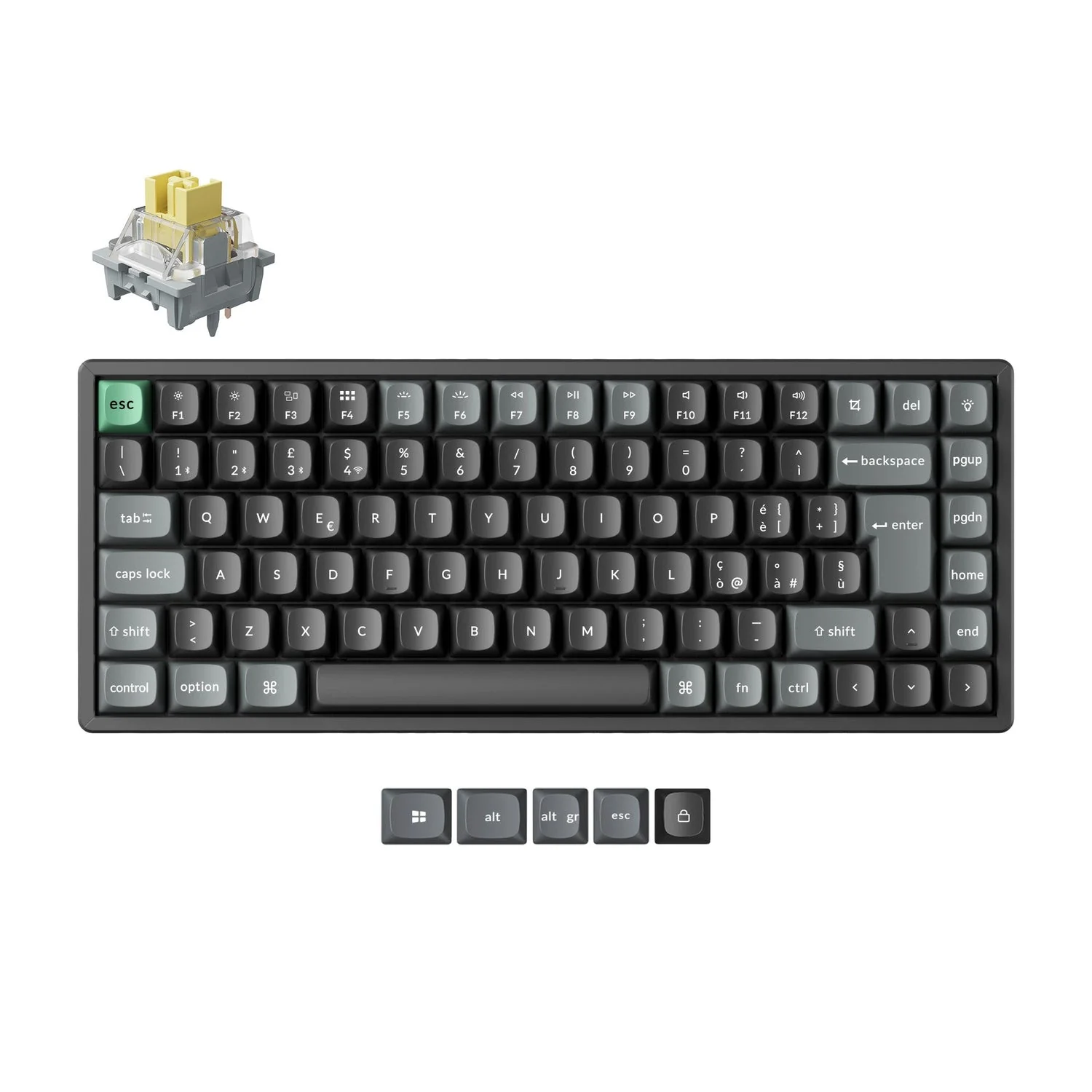 Keychron K2 Ultra 8K Wireless Custom Mechanical Keyboard ISO Layout Collection - Image 14