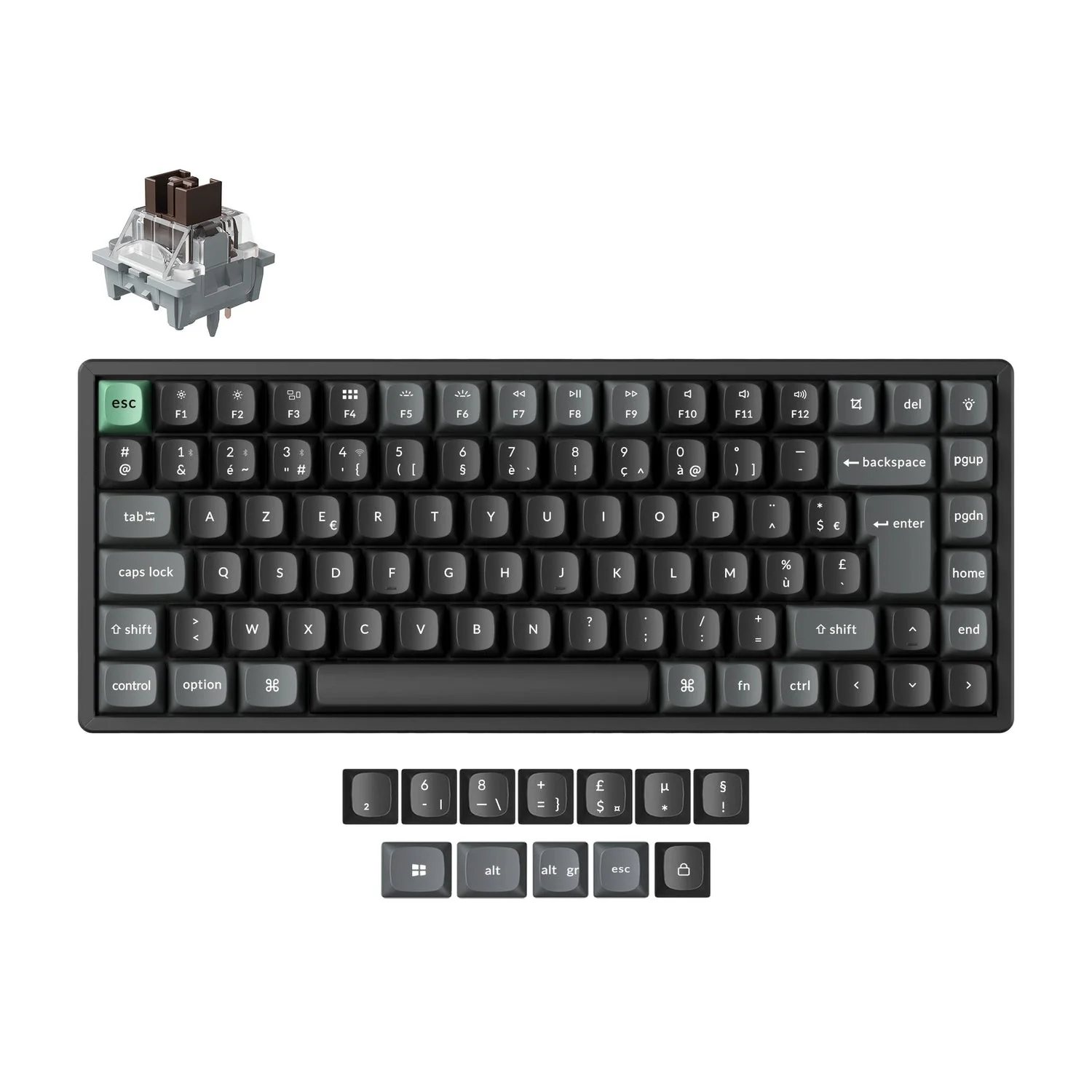 Keychron K2 Ultra 8K Wireless Custom Mechanical Keyboard ISO Layout Collection - Image 7