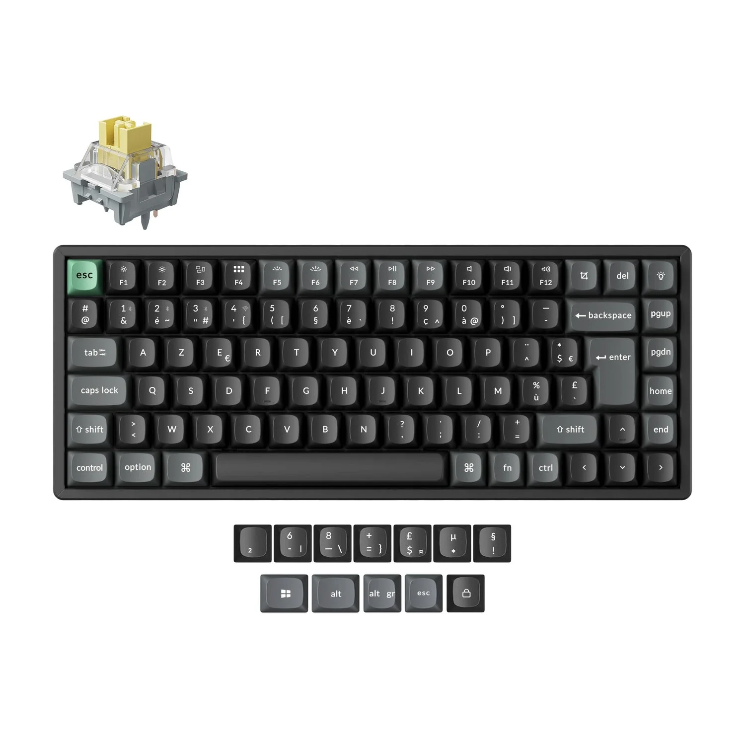 Keychron K2 Ultra 8K Wireless Custom Mechanical Keyboard ISO Layout Collection - Image 8