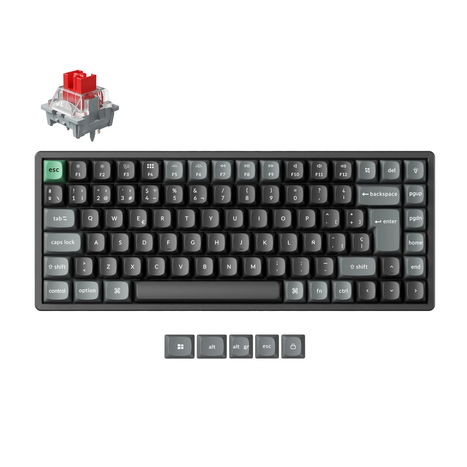 Keychron K2 Ultra 8K Wireless Custom Mechanical Keyboard ISO Layout Collection - Image 9