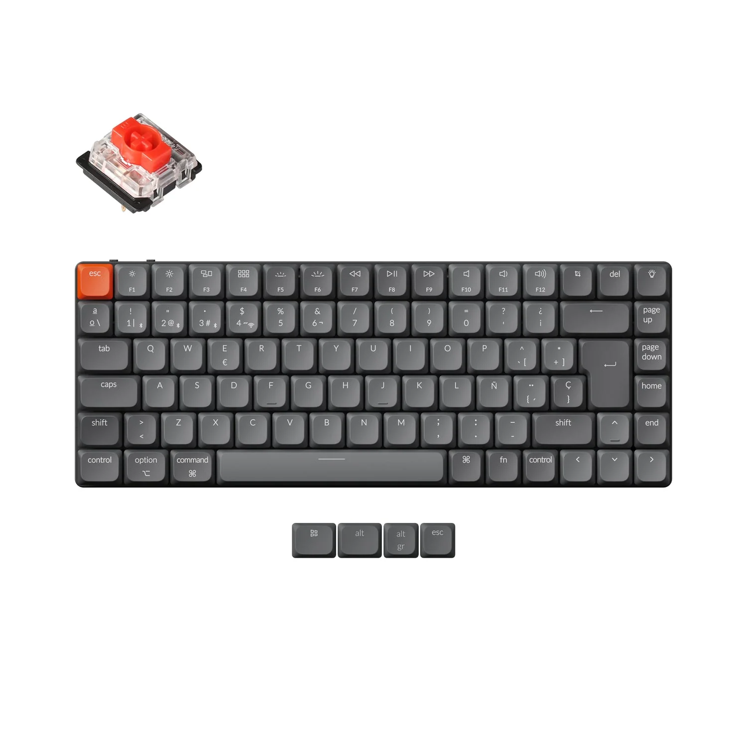Keychron K3 Max QMK/VIA Wireless Custom Mechanical Keyboard ISO Layout Collection - Image 9