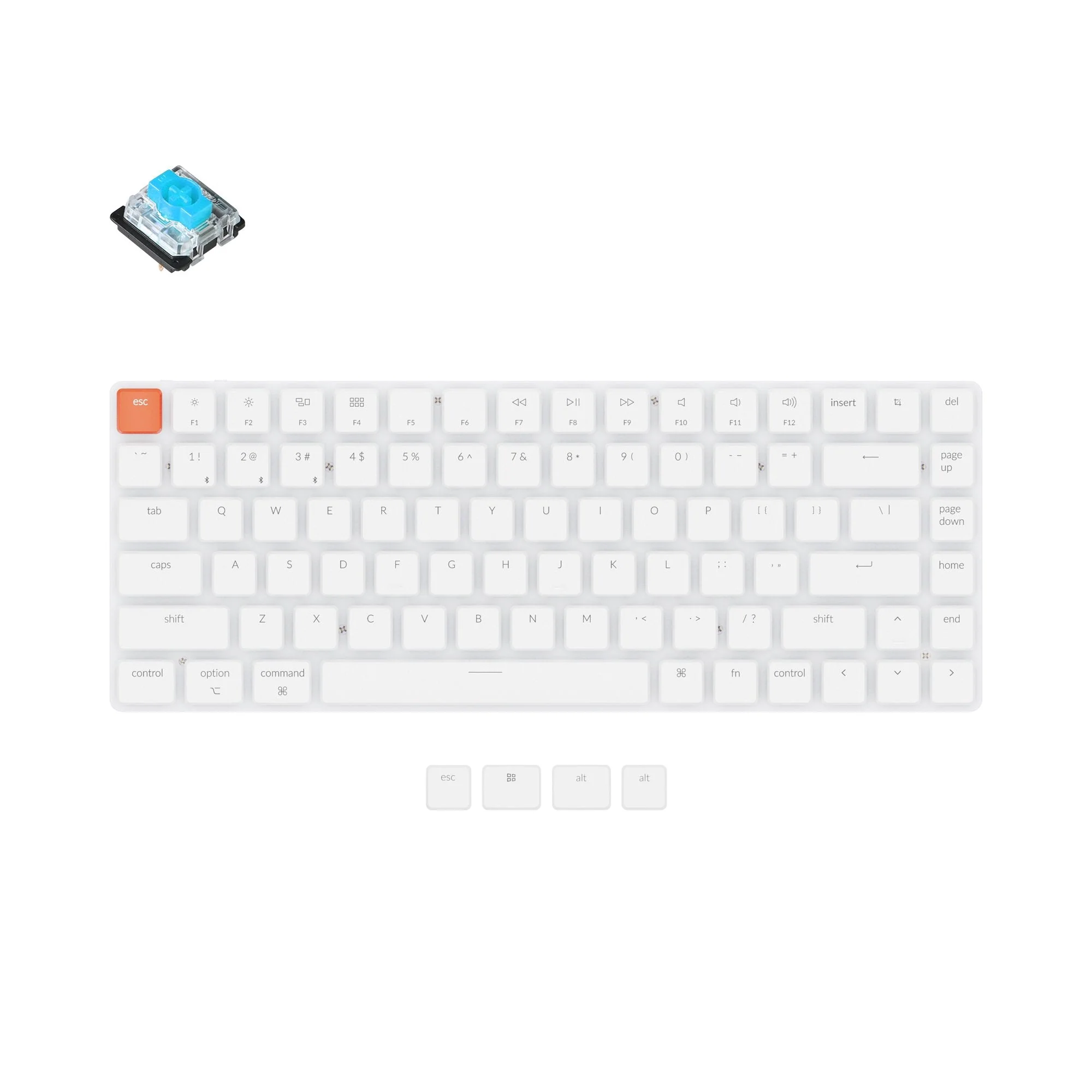 Keychron K3 Non-Backlight Ultra-Slim Wireless Mechanical Keyboard Version 2 (US ANSI Layout) - Image 2
