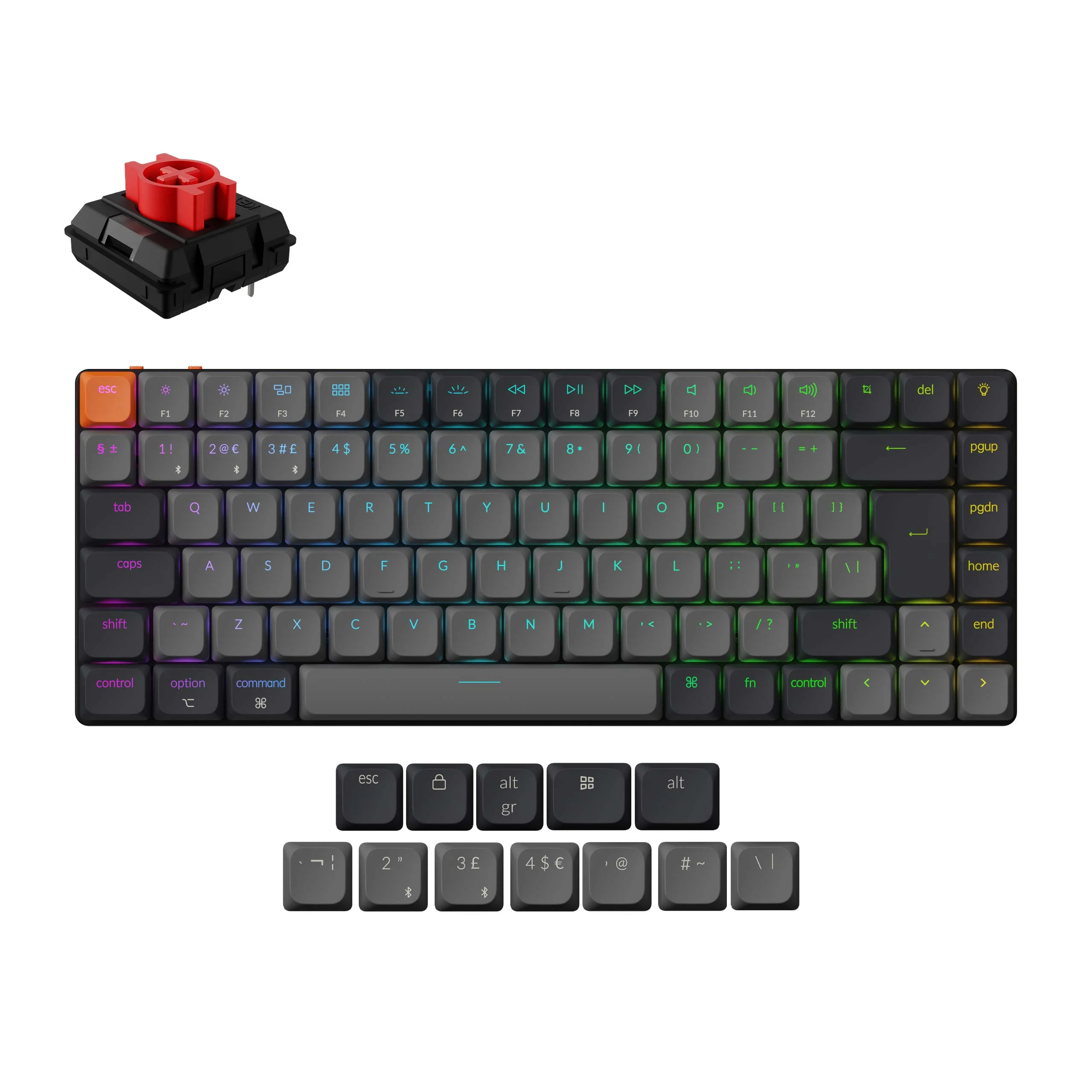 Keychron K3 QMK Wireless Mechanical Keyboard (ISO Layout) - Version 3 - Image 12