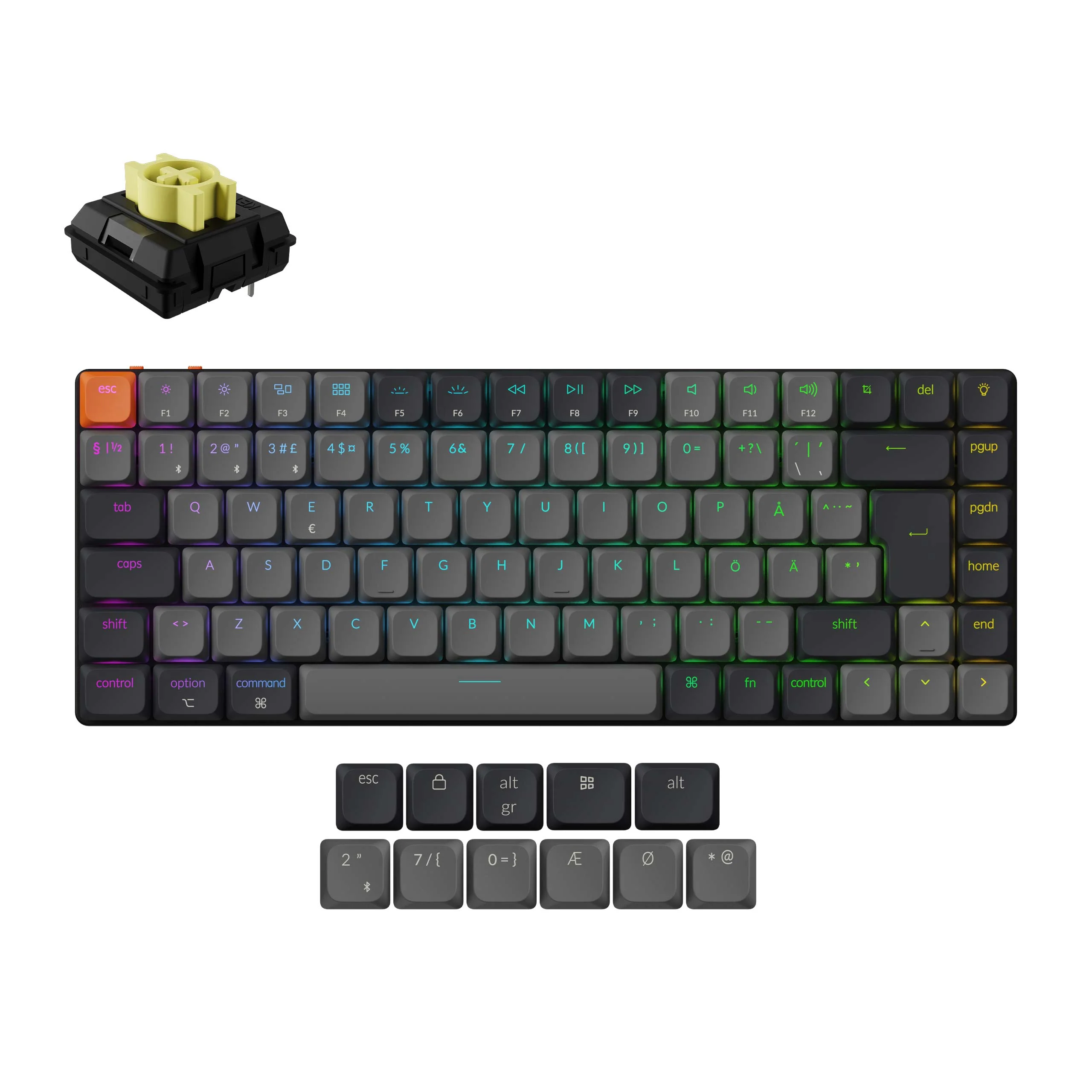 Keychron K3 QMK Wireless Mechanical Keyboard (ISO Layout) - Version 3 - Image 4