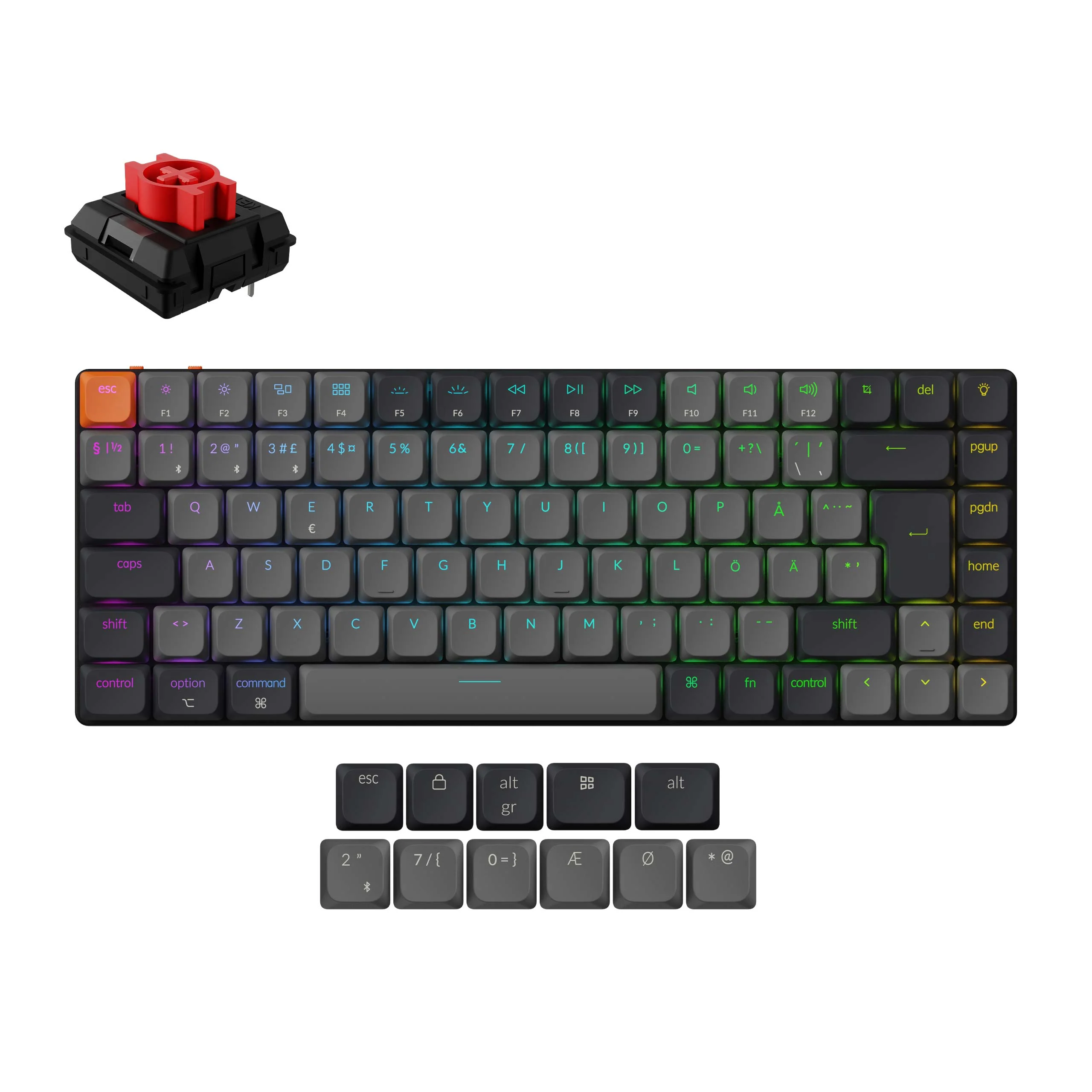 Keychron K3 QMK Wireless Mechanical Keyboard (ISO Layout) - Version 3 - Image 6