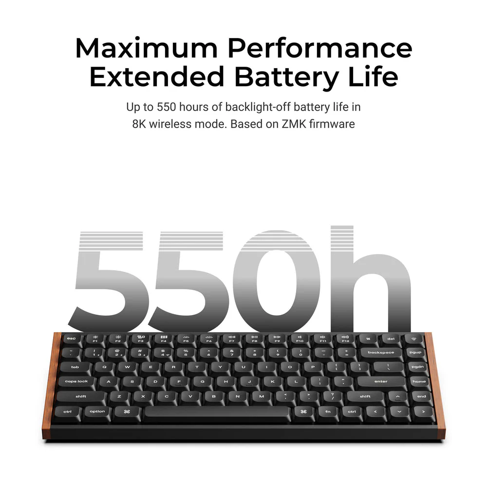 Keychron K3 Ultra 8K Wireless Custom Mechanical Keyboard (US ANSI Layout) - Image 3