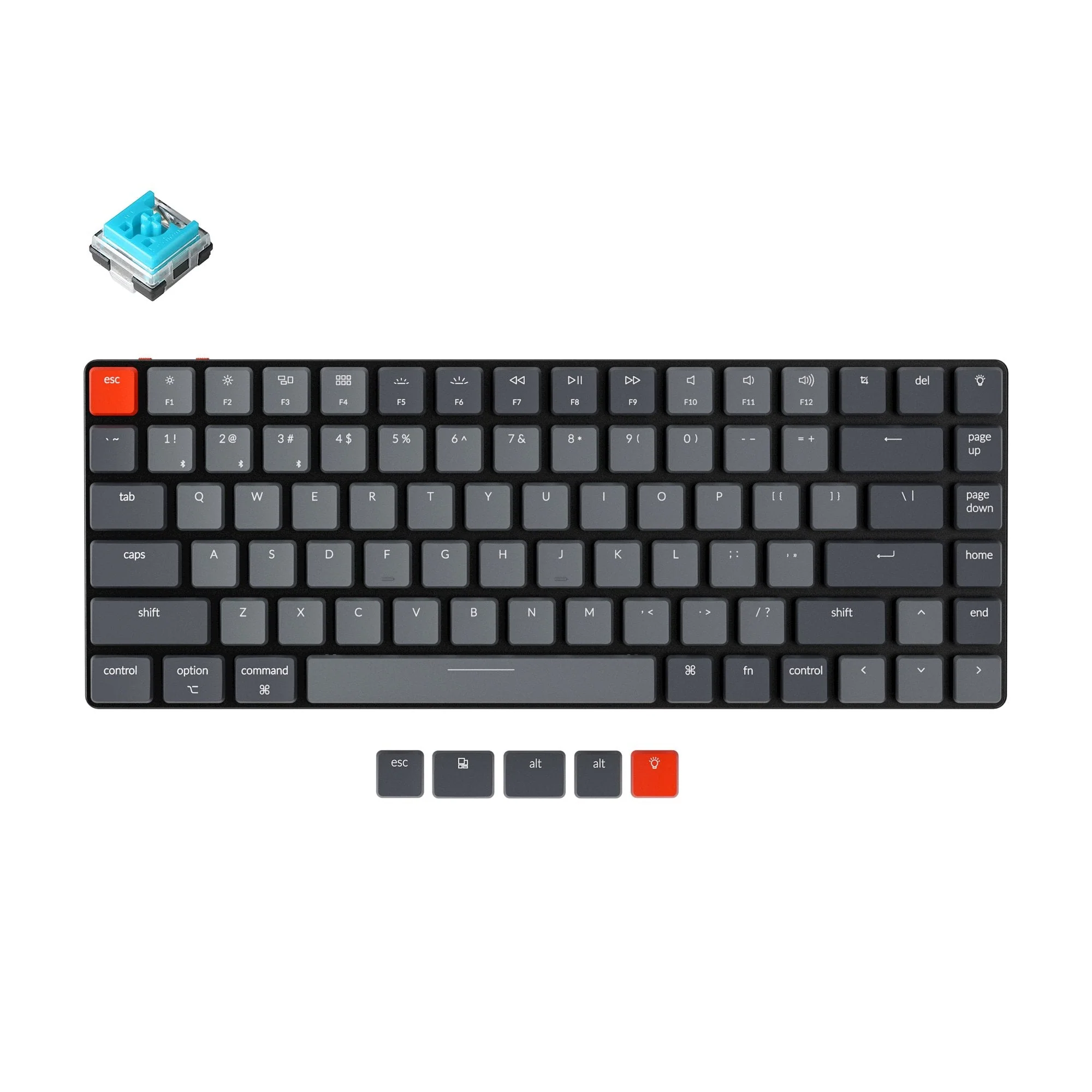 Keychron K3 Ultra-slim Wireless Mechanical Keyboard - Version 2 (US ANSI Layout) - Image 8