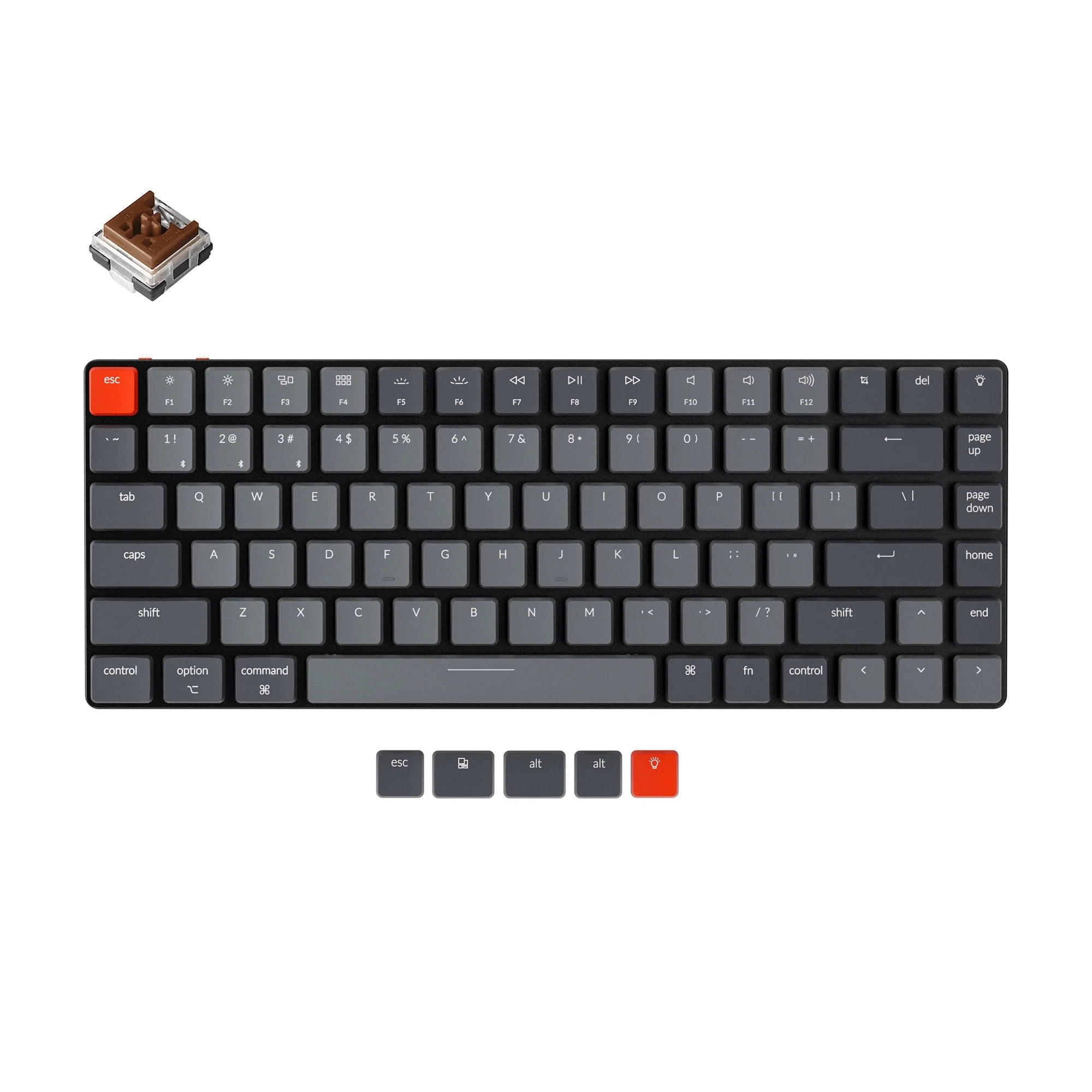Keychron K3 Ultra-slim Wireless Mechanical Keyboard - Version 2 (US ANSI Layout) - Image 9