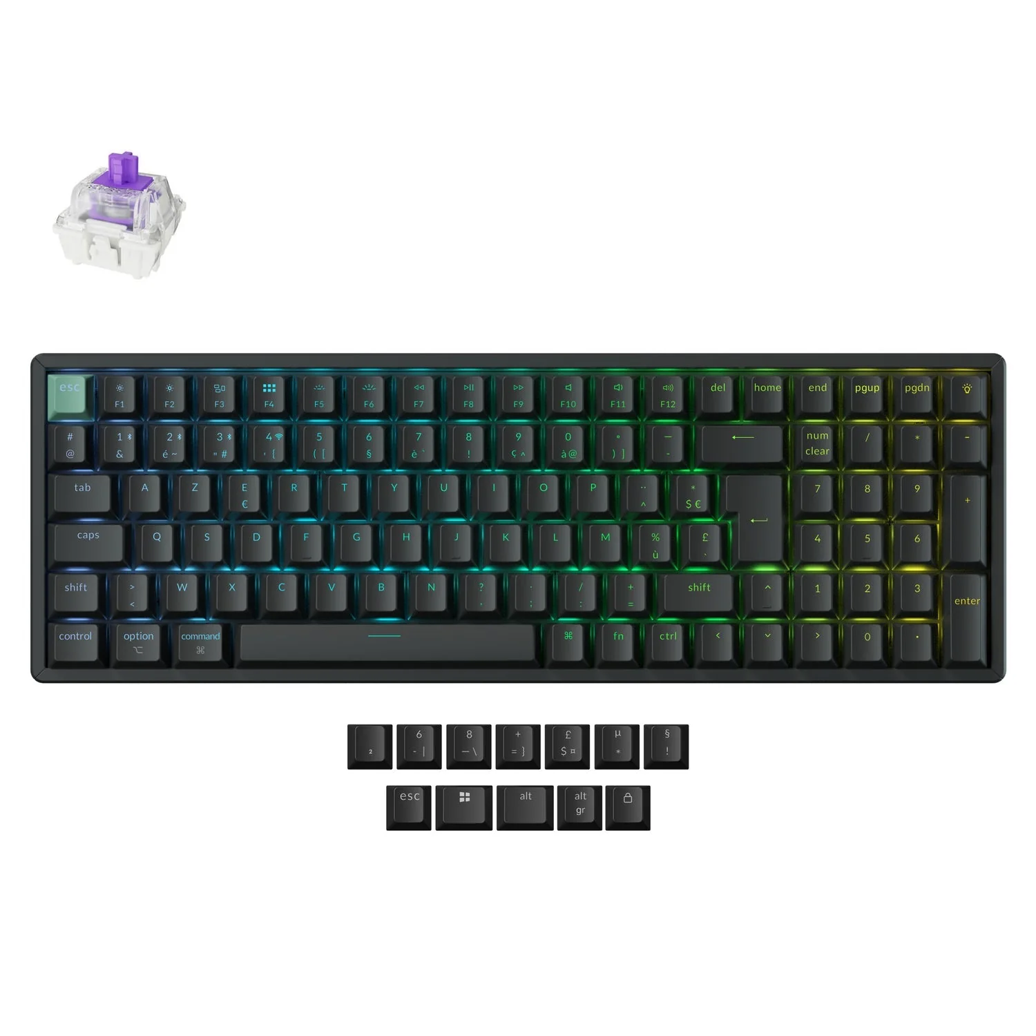 Keychron K4 HE Wireless Magnetic Switch Custom Keyboard ISO Layout Collection - Image 11