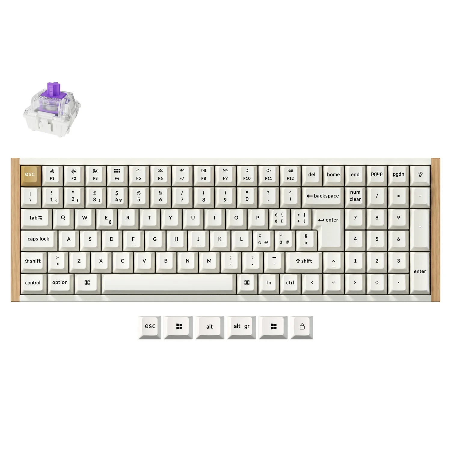 Keychron K4 HE Wireless Magnetic Switch Custom Keyboard ISO Layout Collection - Image 9