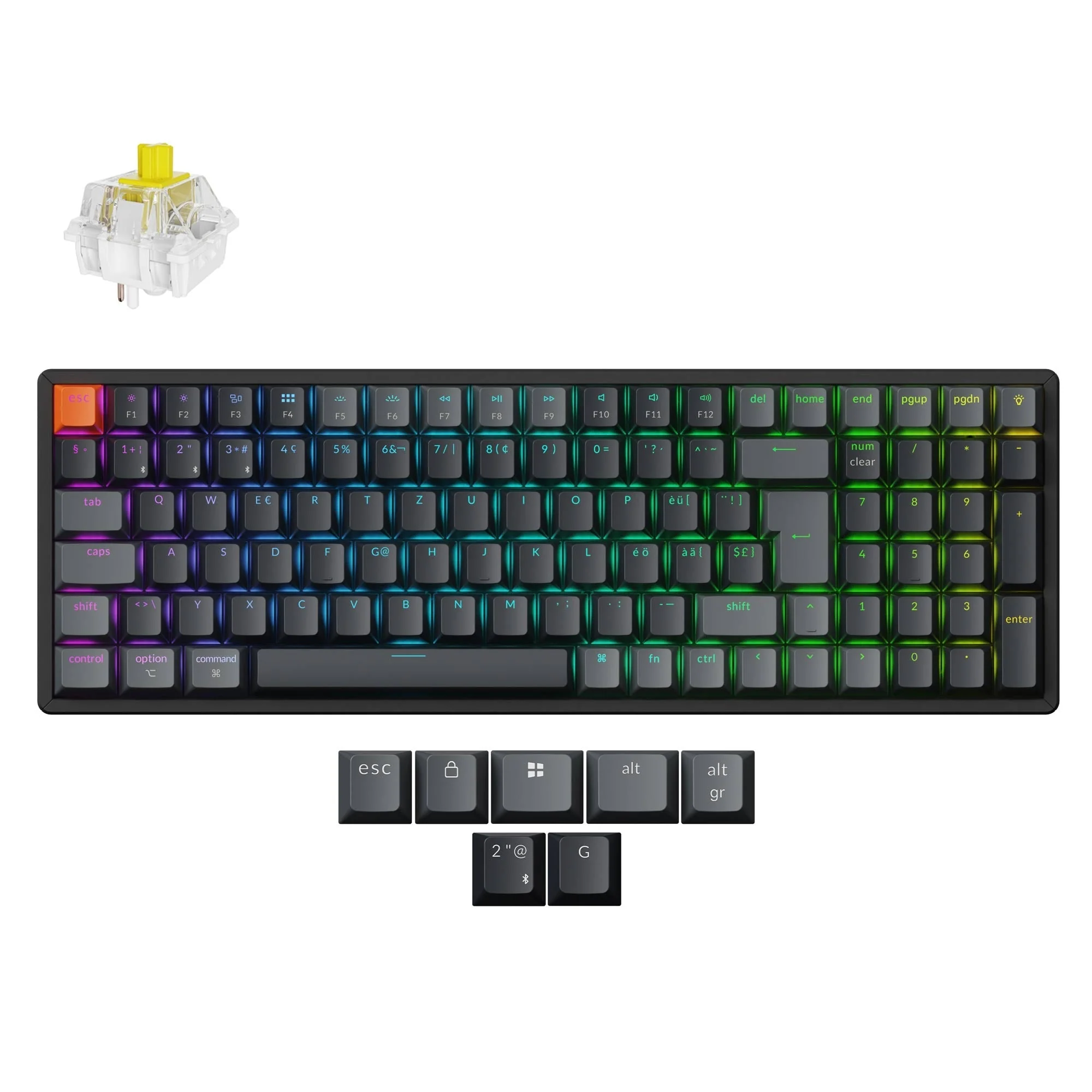 Keychron K4 QMK Wireless Mechanical Keyboard (ISO Layout) - Version 3 - Image 10