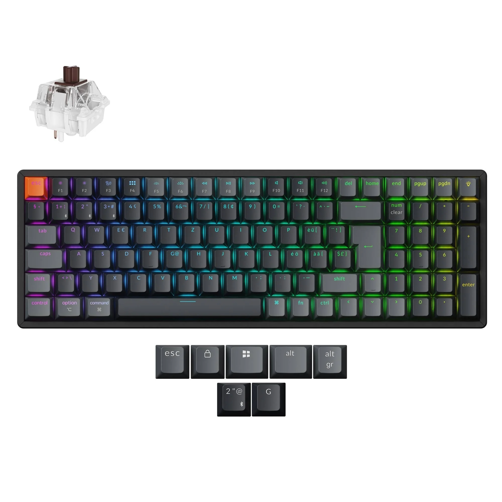 Keychron K4 QMK Wireless Mechanical Keyboard (ISO Layout) - Version 3 - Image 11