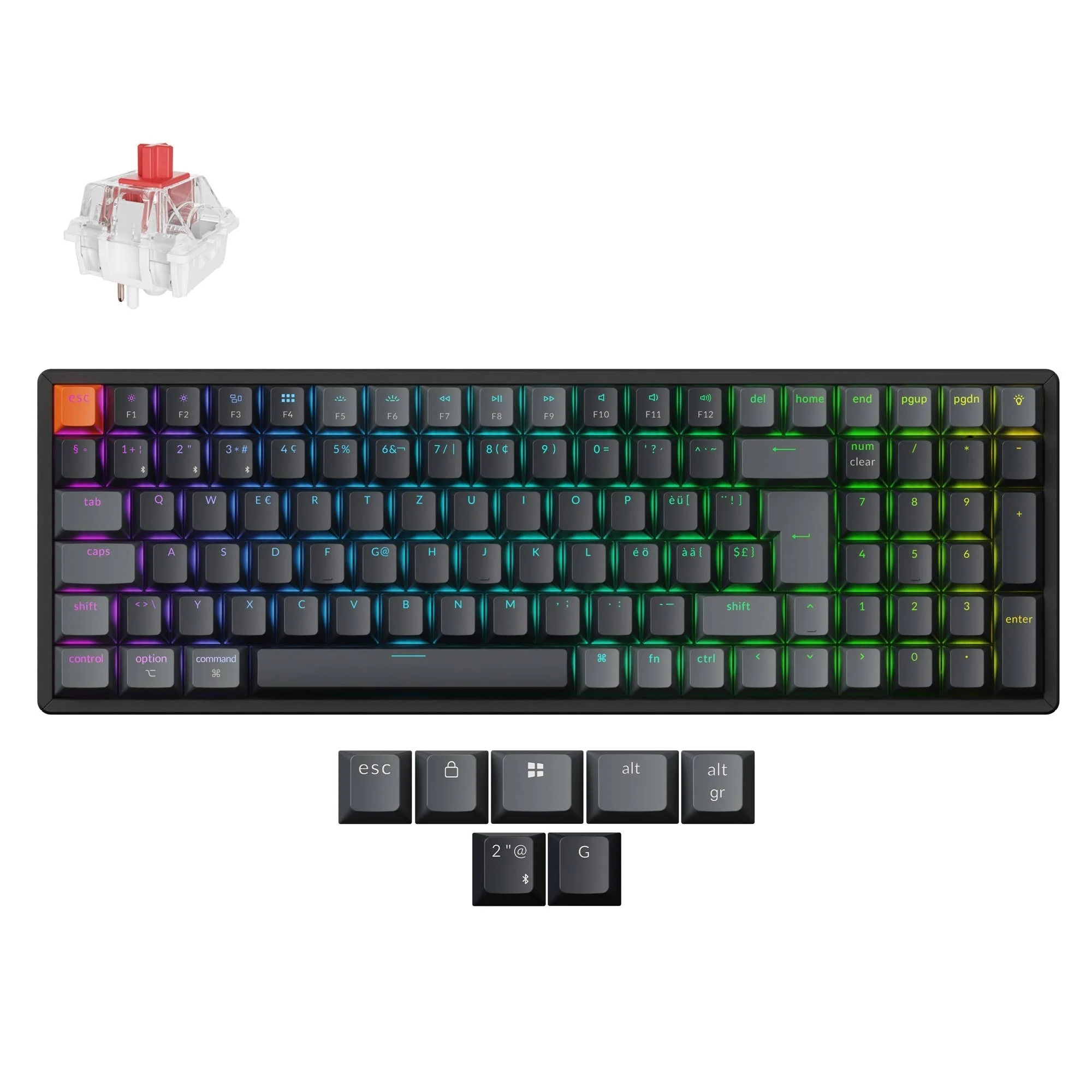 Keychron K4 QMK Wireless Mechanical Keyboard (ISO Layout) - Version 3 - Image 12
