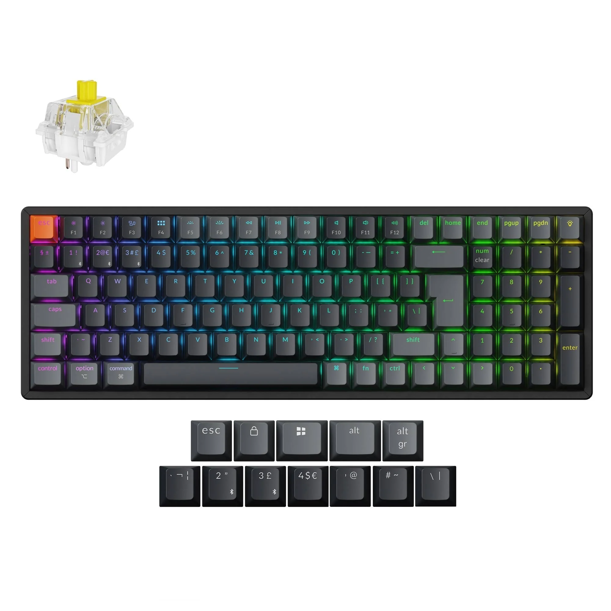 Keychron K4 QMK Wireless Mechanical Keyboard (ISO Layout) - Version 3 - Image 2