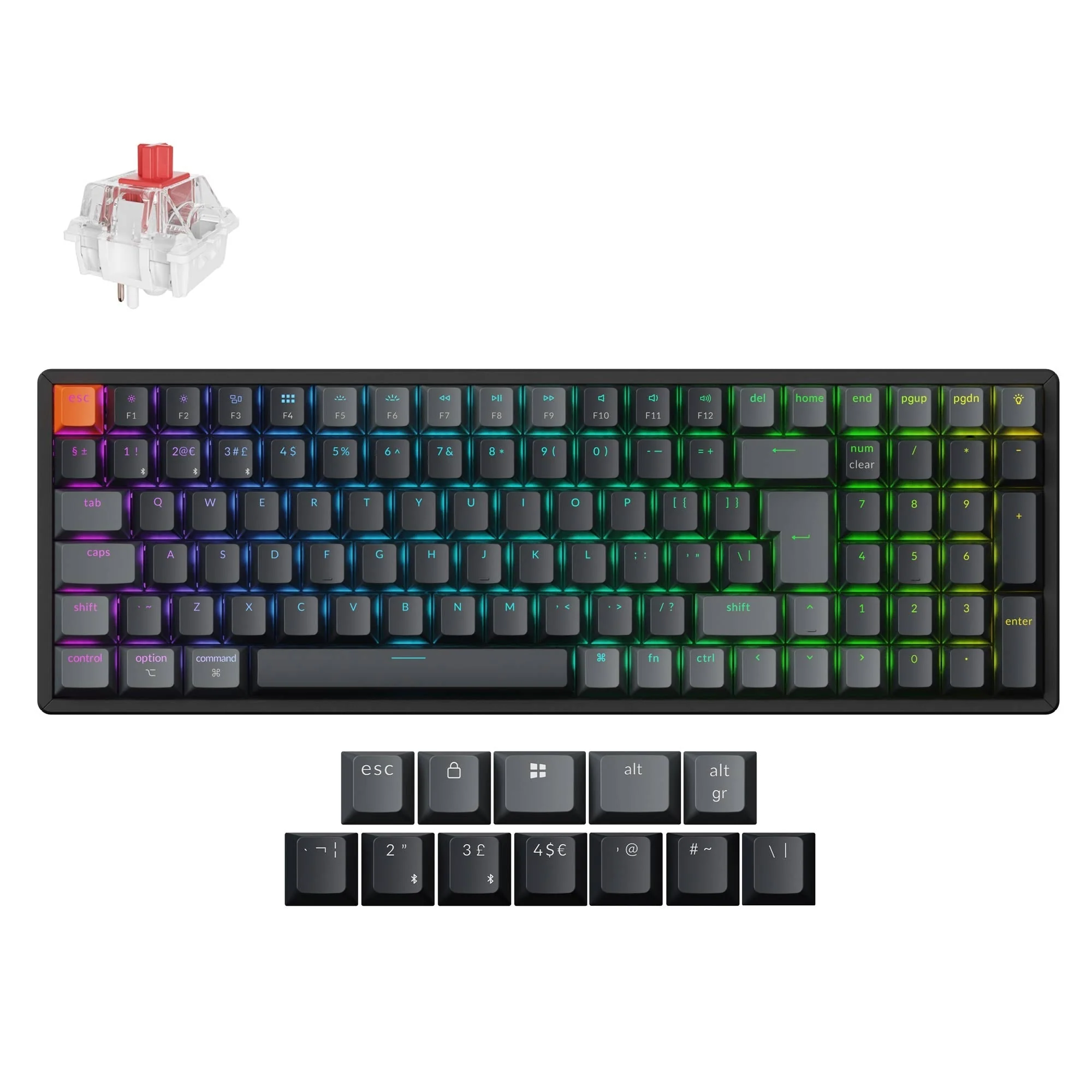 Keychron K4 QMK Wireless Mechanical Keyboard (ISO Layout) - Version 3 - Image 4