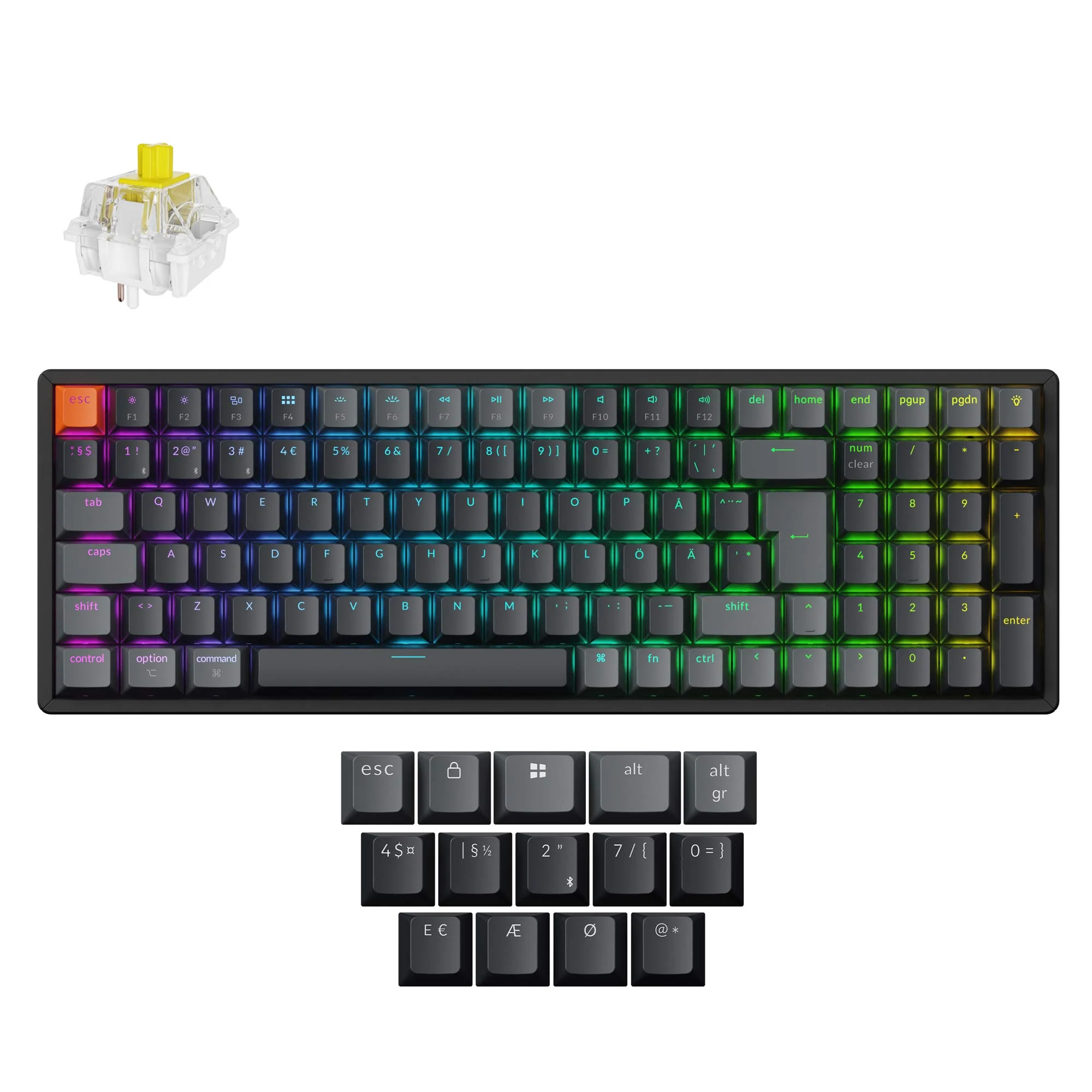 Keychron K4 QMK Wireless Mechanical Keyboard (ISO Layout) - Version 3 - Image 7