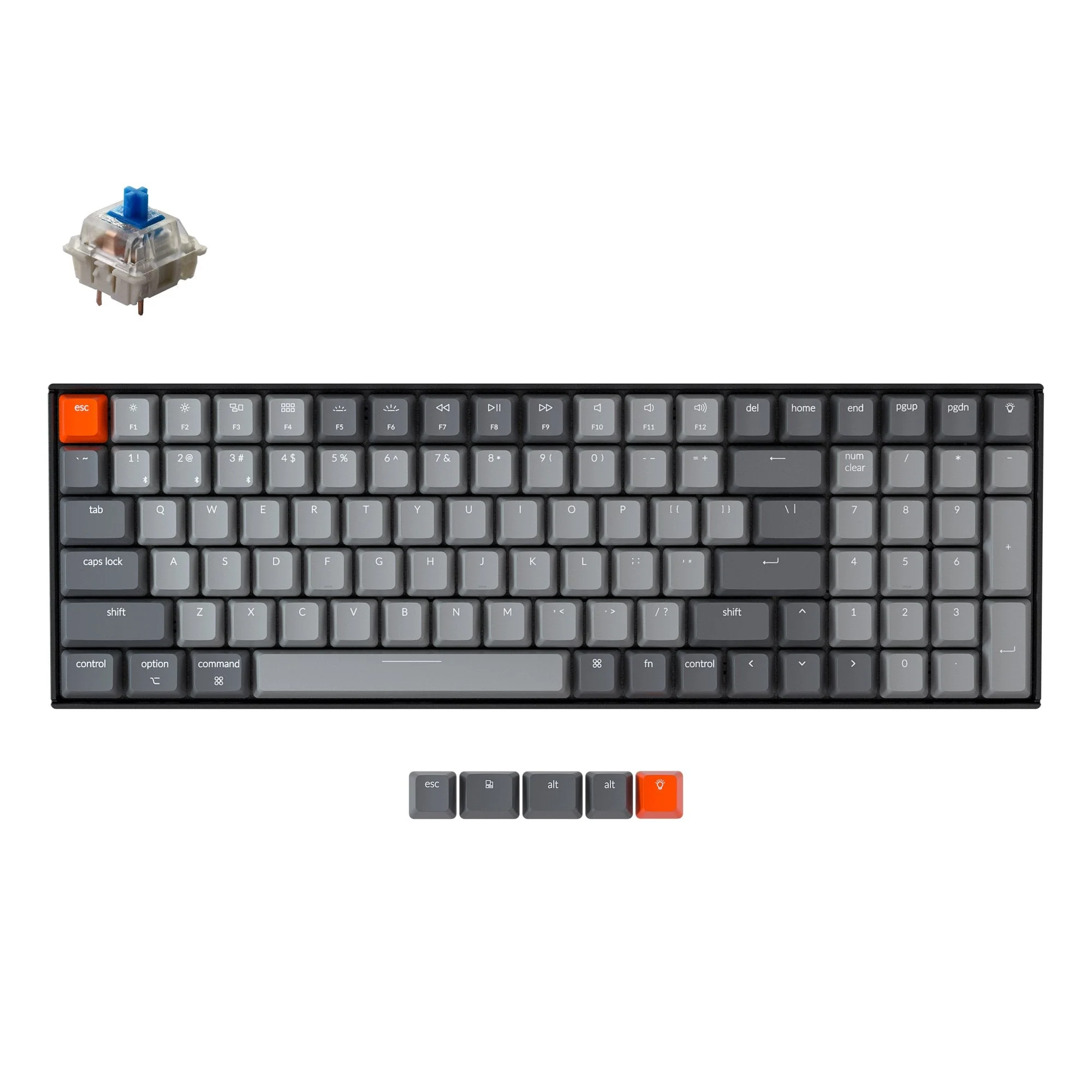 Keychron K4 Wireless Mechanical Keyboard - Version 2 (US ANSI Layout) - Image 3