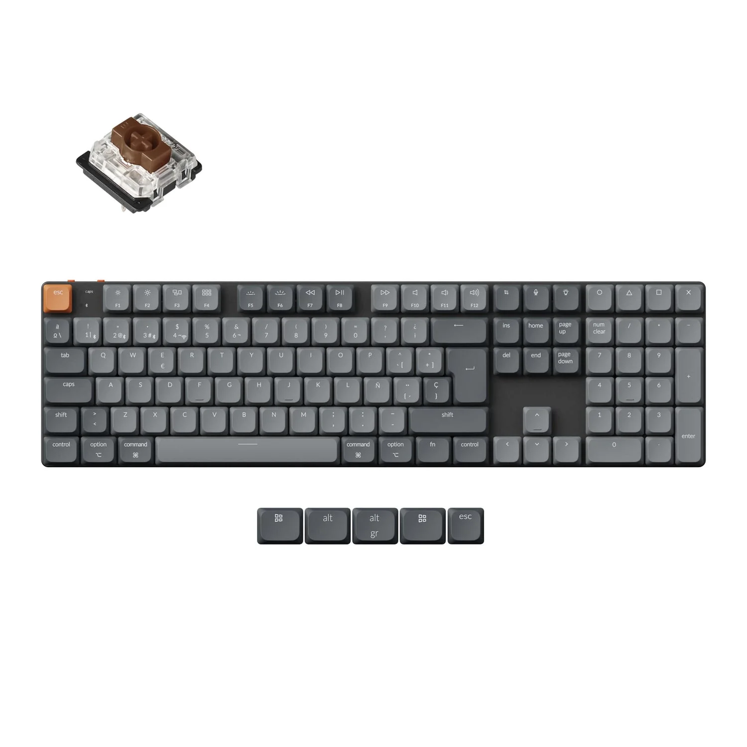 Keychron K5 Max QMK Wireless Custom Mechanical Keyboard ISO Layout Collection - Image 21