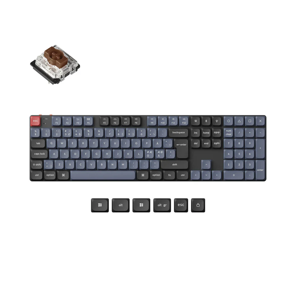 Keychron K5 Pro QMK/VIA Wireless Custom Mechanical Keyboard ISO Layout Collection - Image 20