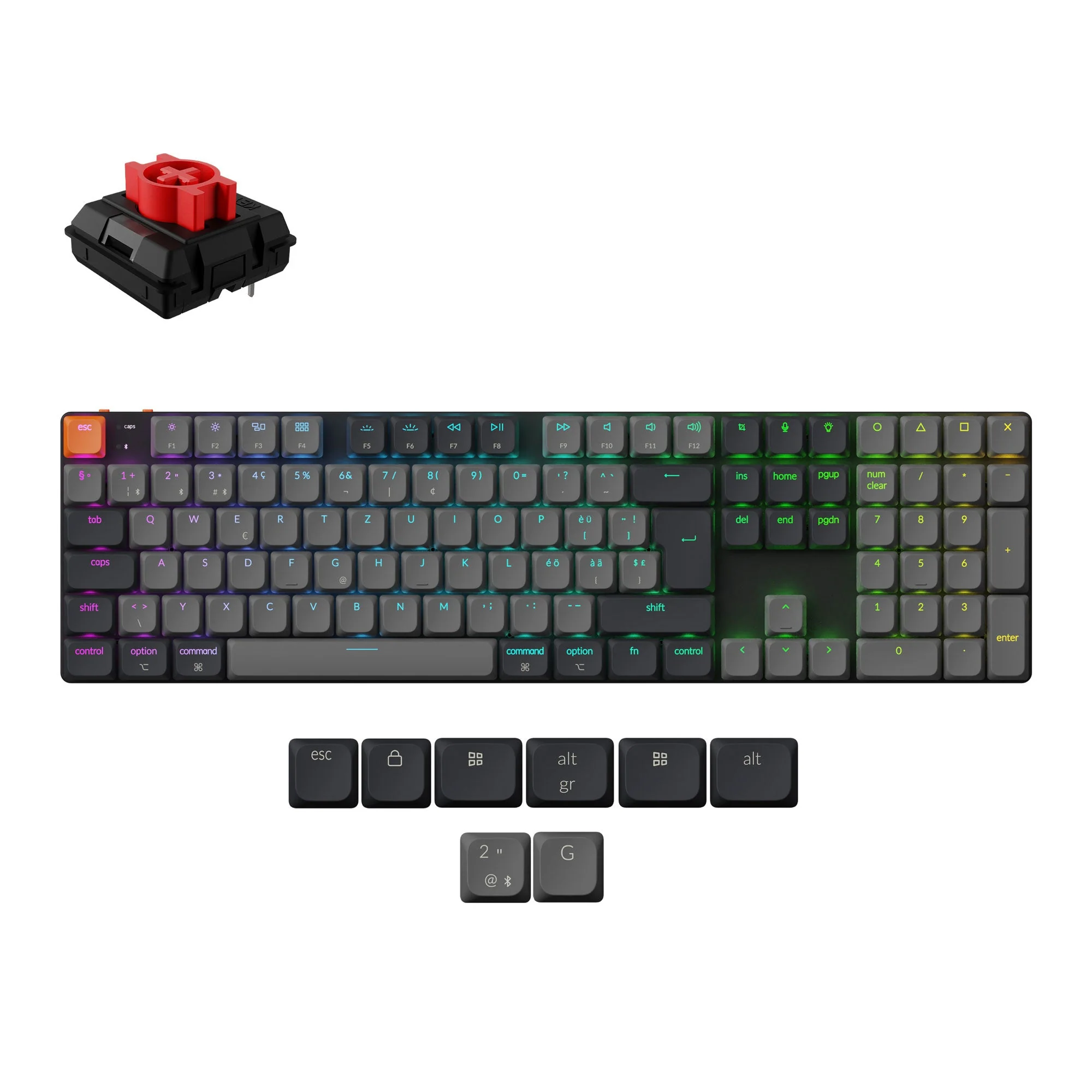 Keychron K5 QMK Wireless Mechanical Keyboard (ISO Layout) - Version 2 - Image 11