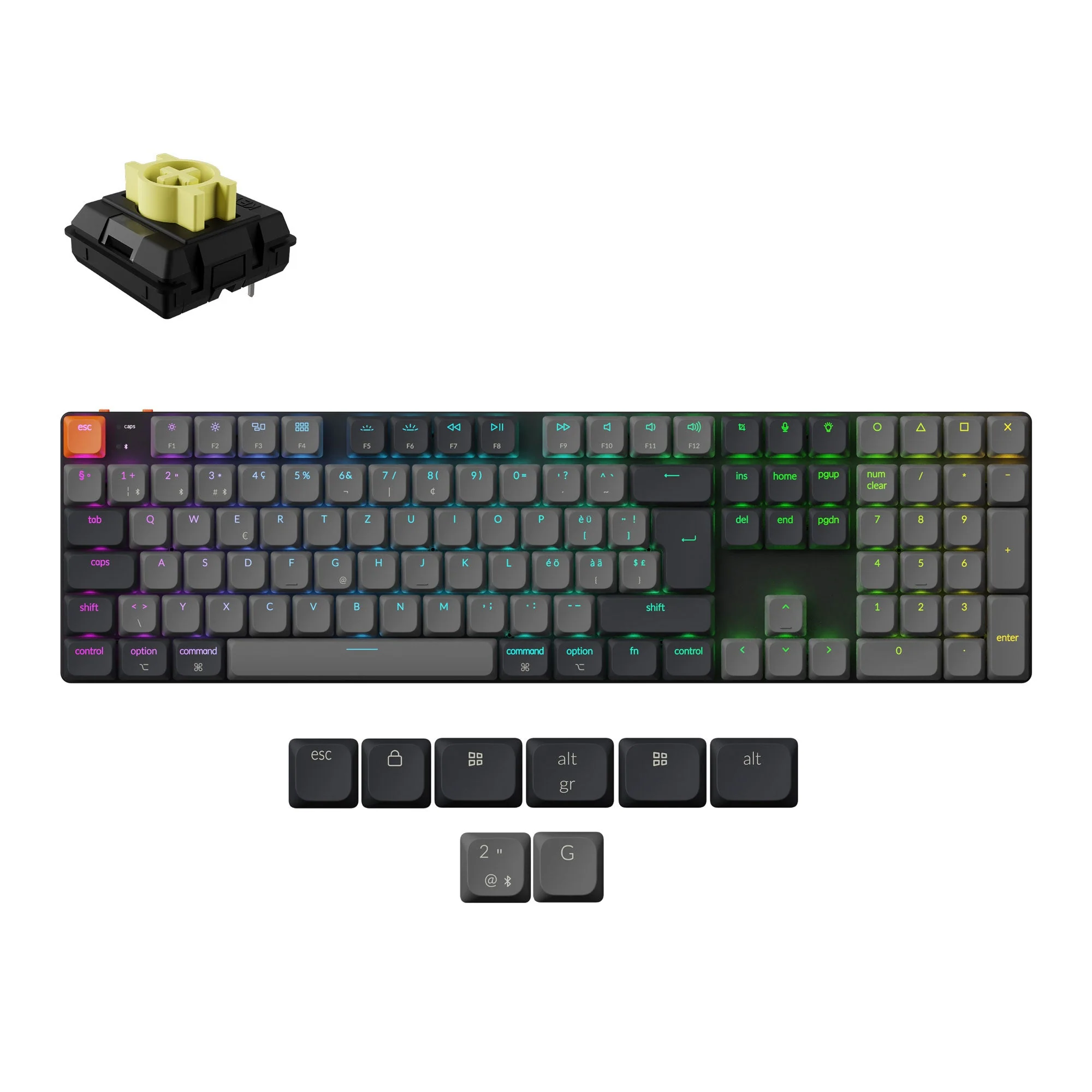 Keychron K5 QMK Wireless Mechanical Keyboard (ISO Layout) - Version 2 - Image 3