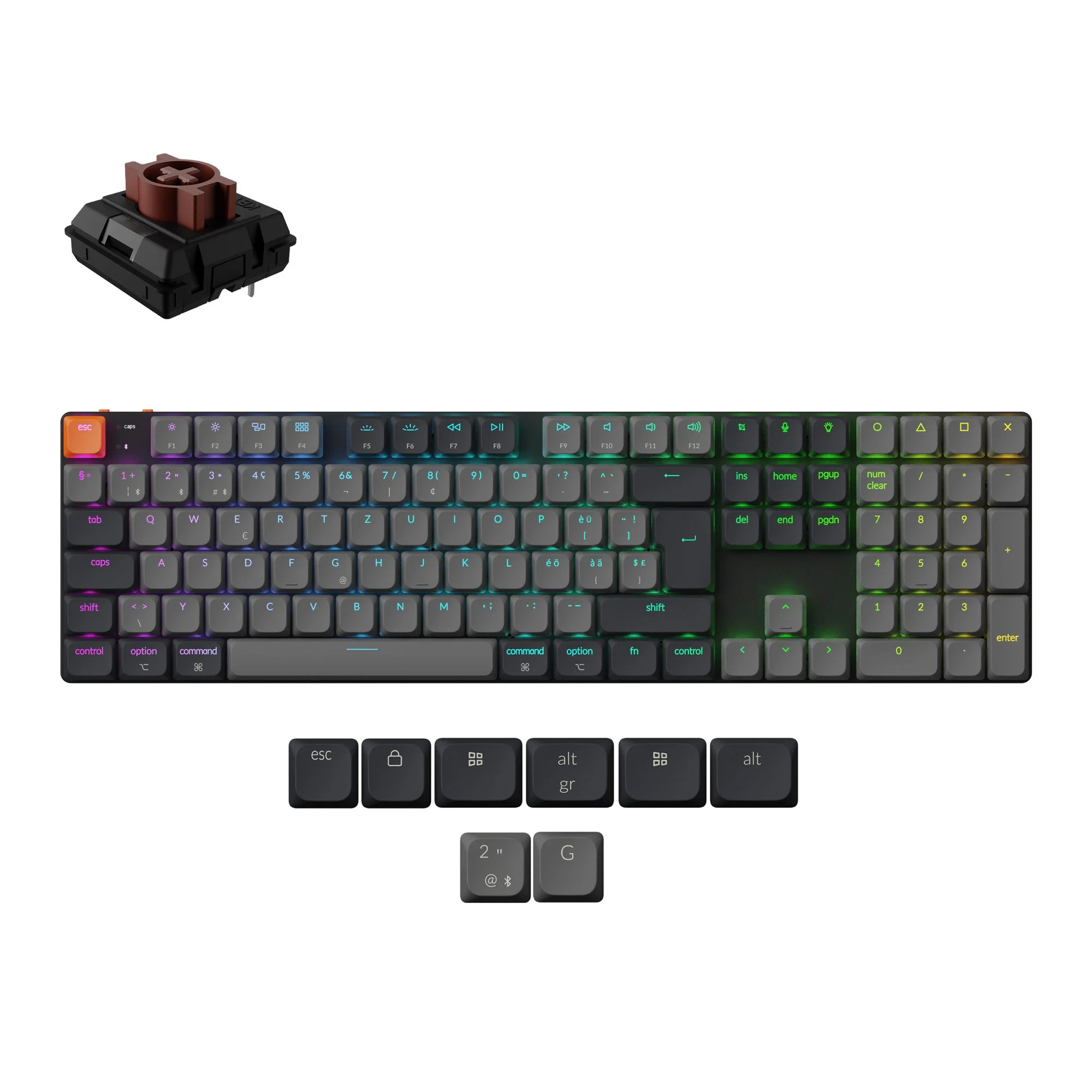Keychron K5 QMK Wireless Mechanical Keyboard (ISO Layout) - Version 2 - Image 7