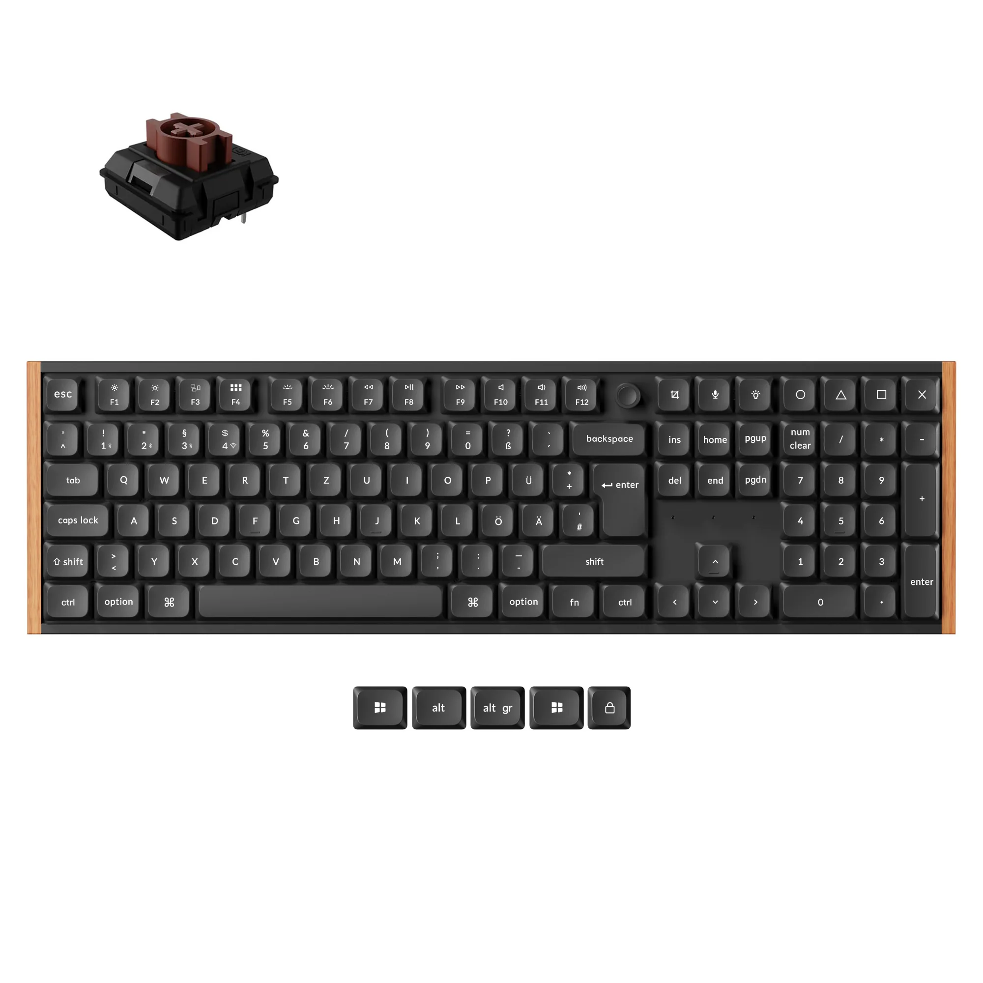 Keychron K5 Ultra 8K Wireless Custom Mechanical Keyboard ISO Layout Collection - Image 16