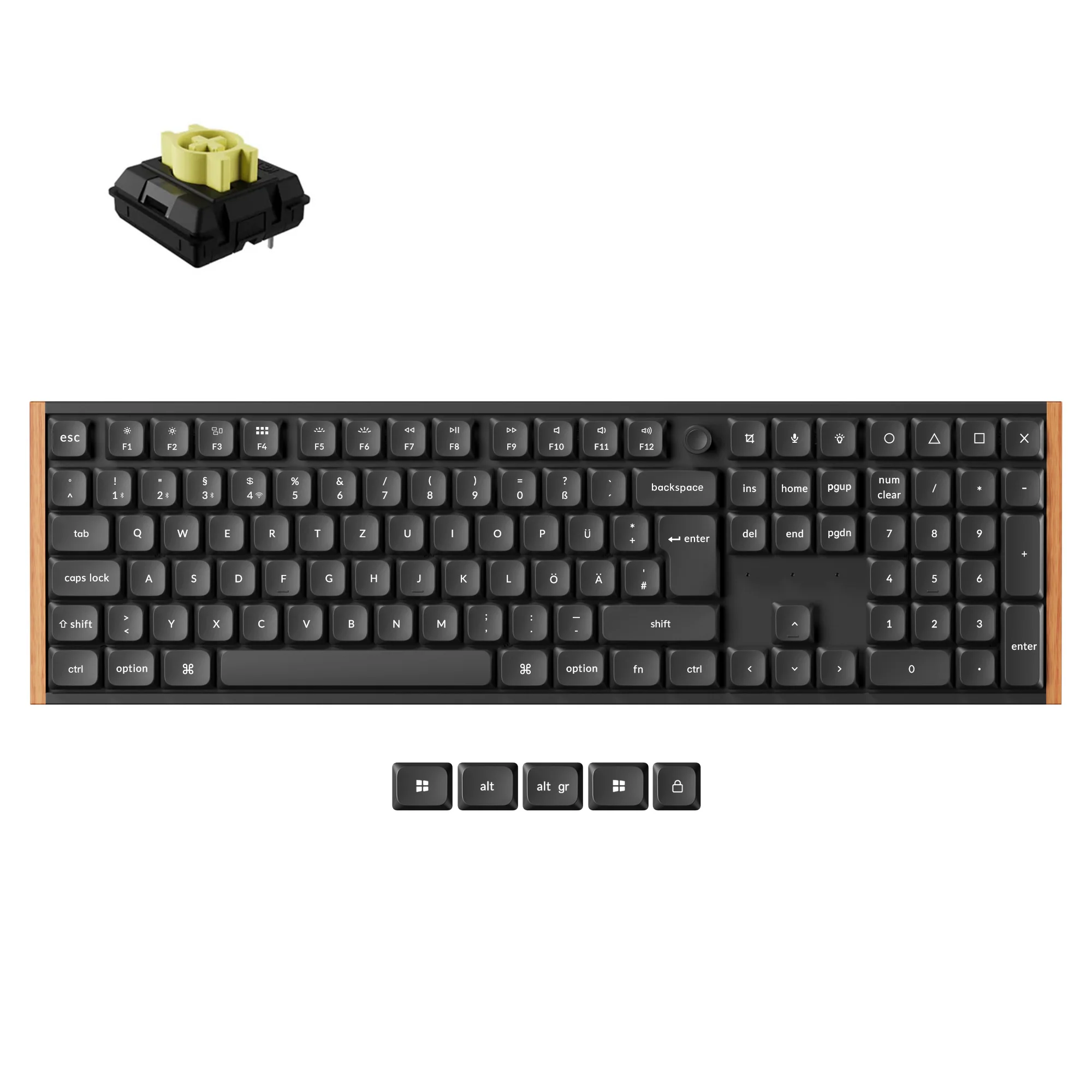 Keychron K5 Ultra 8K Wireless Custom Mechanical Keyboard ISO Layout Collection - Image 17