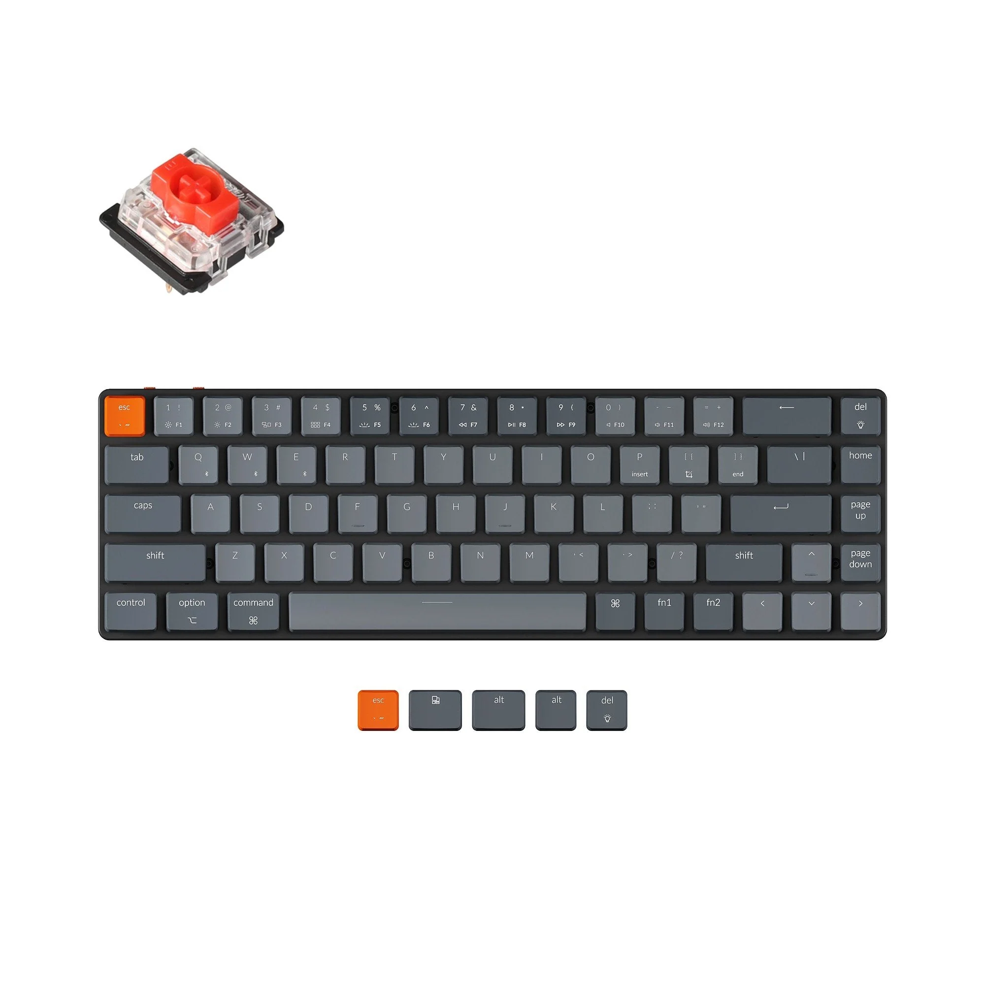 Keychron K7 Ultra-slim Wireless Mechanical Keyboard (US ANSI Layout)