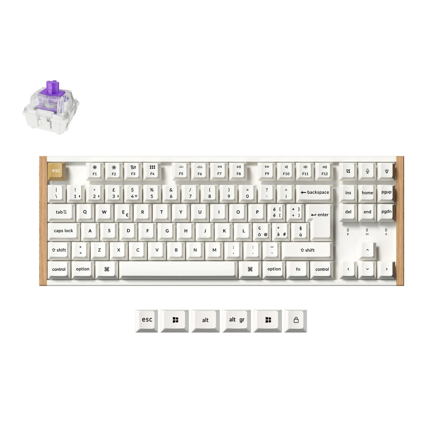 Keychron K8 HE Wireless Magnetic Switch Custom Keyboard ISO Layout Collection - Image 6