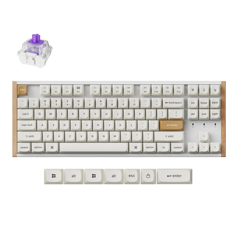 Keychron K8 HE Wireless Magnetic Switch Custom Keyboard (US ANSI Layout) - Image 8