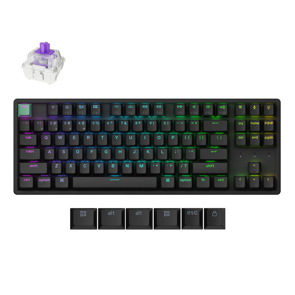 Keychron K8 HE Wireless Magnetic Switch Custom Keyboard (US ANSI Layout) - Image 9