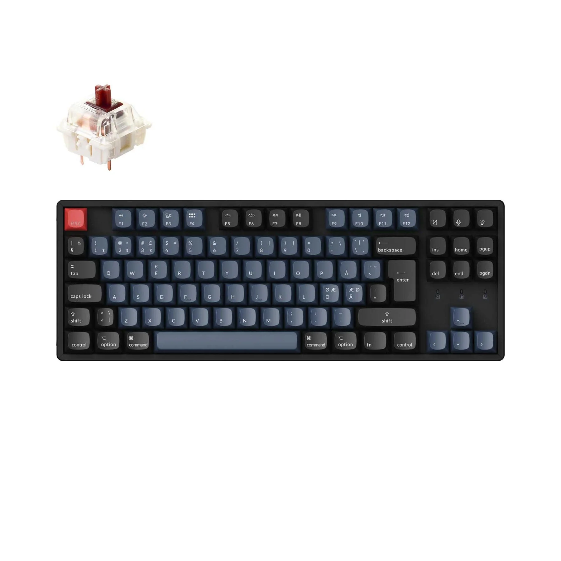 Keychron K8 Pro QMK/VIA Wireless Mechanical Keyboard ISO Layout Collection - Image 8