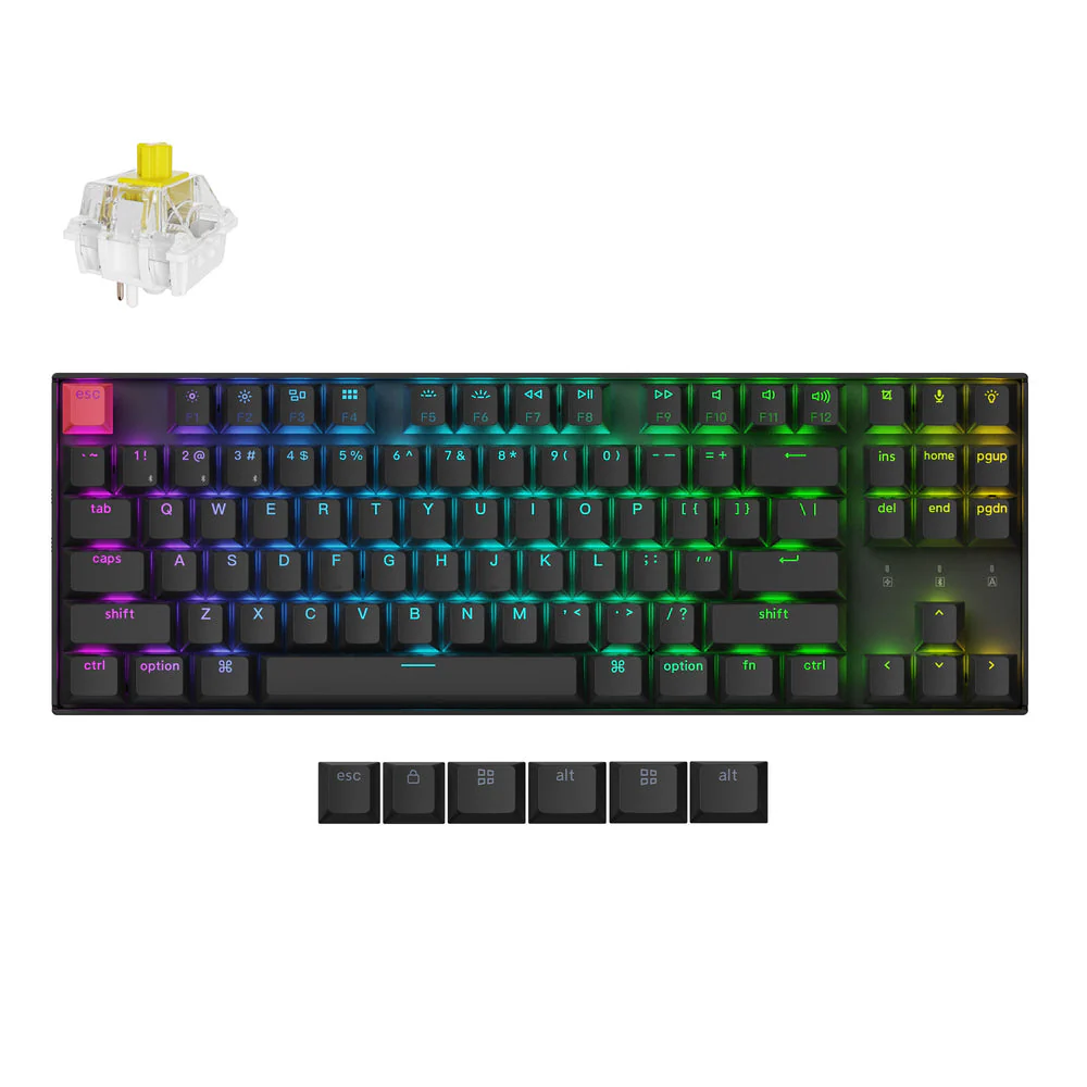 Keychron K8 QMK Wireless Mechanical Keyboard (Version 2) (US ANSI Layout) - Image 3