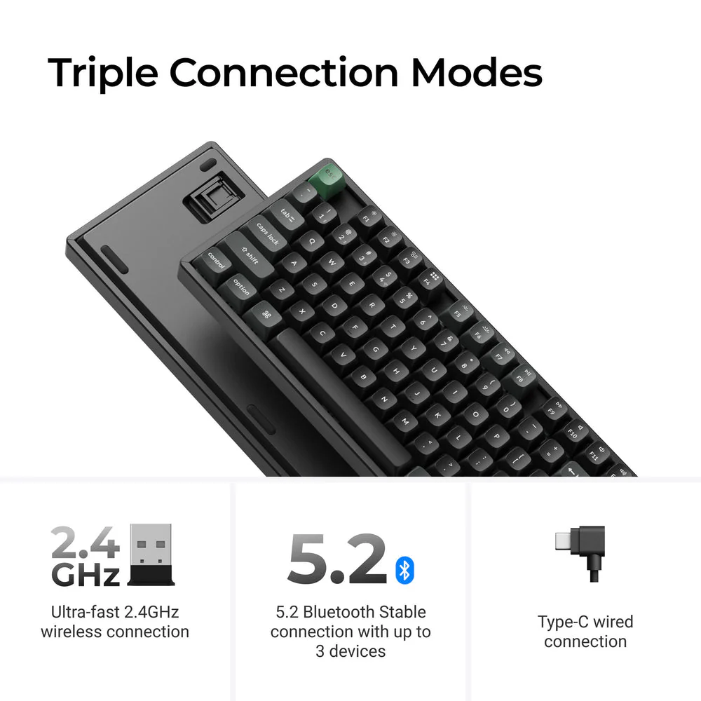 Keychron K8 Ultra 8K Wireless Custom Mechanical Keyboard ISO Layout Collection - Image 5
